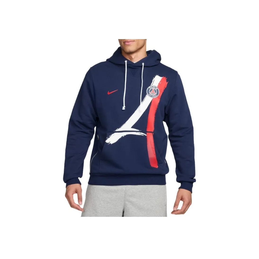 Nike Paris Saint Germain Standard Issue Men's Nike Dri FIT Soccer Pullover Hoodie