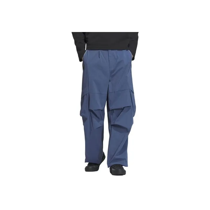 Adidas M Fustl Pants Knitted Sweatpants Men's Gray Blue