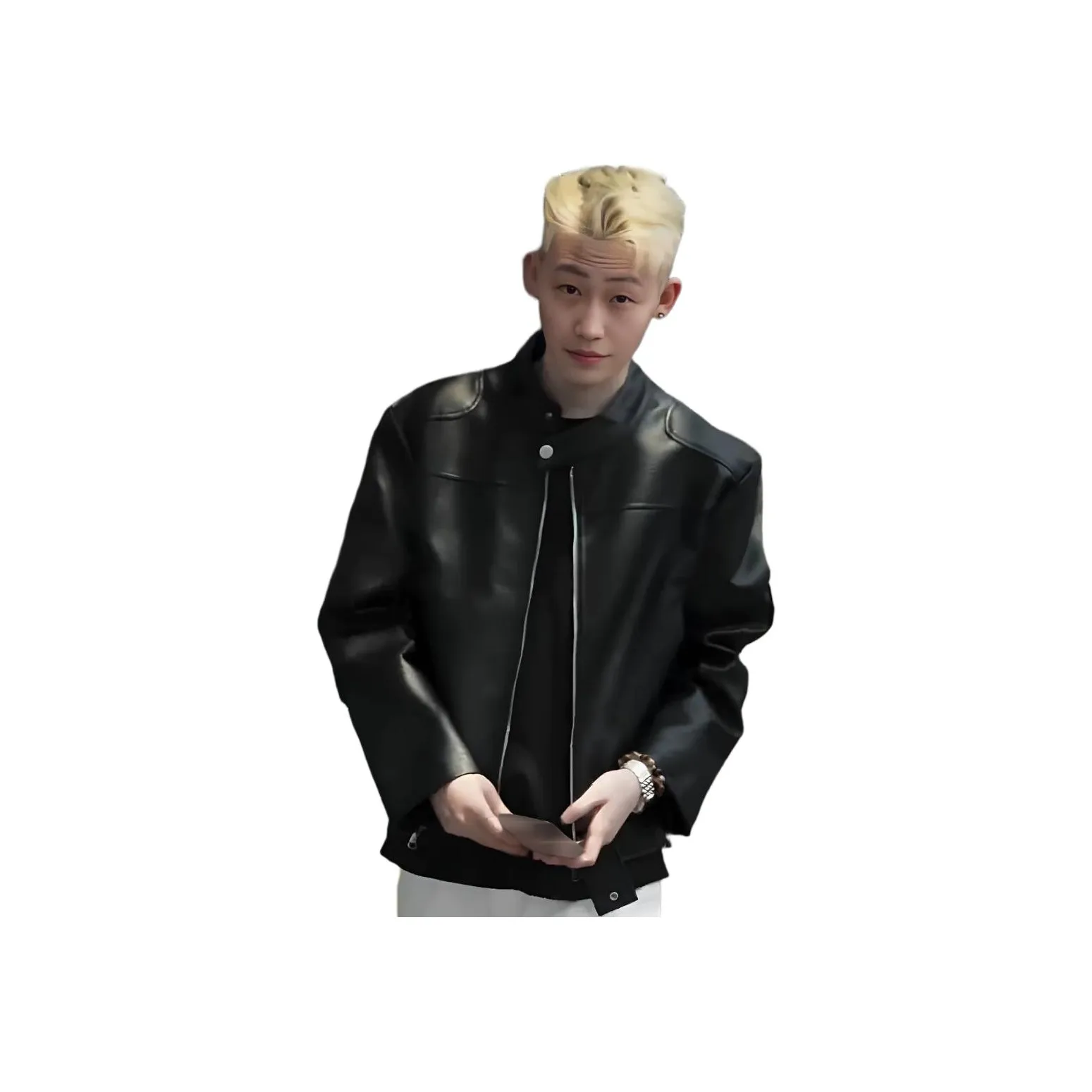 CORNILOT Черный Унисекс Кожаные куртки