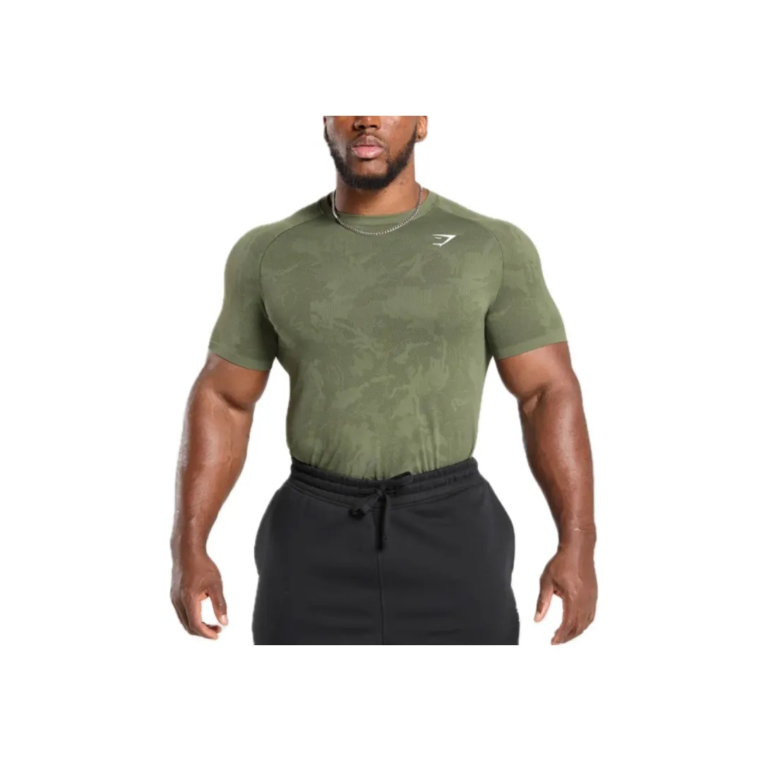 GYMSHARK Спортивная одежда Мужская Классическая Оливково-зеленый Темно-оливково-зеленый