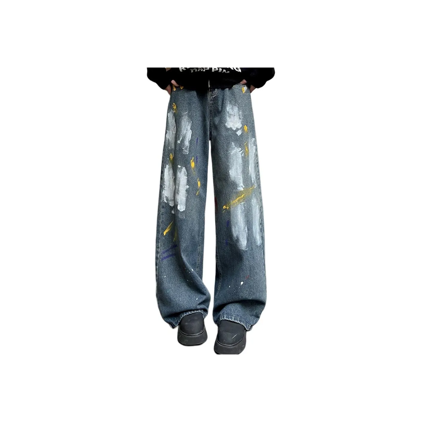 FOMOCE Унисекс Джинсы