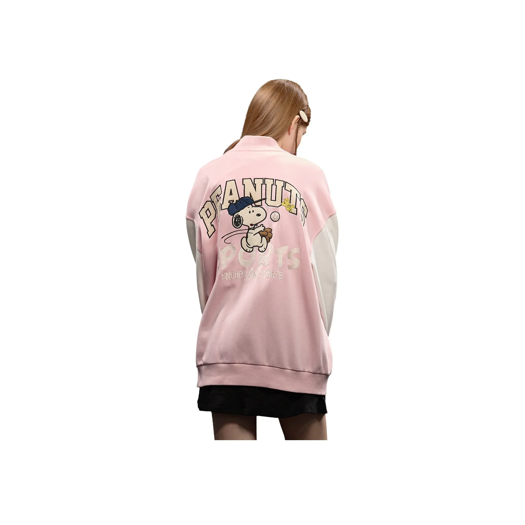 Tonlion x SNOOPY Baseball Jacket Women's