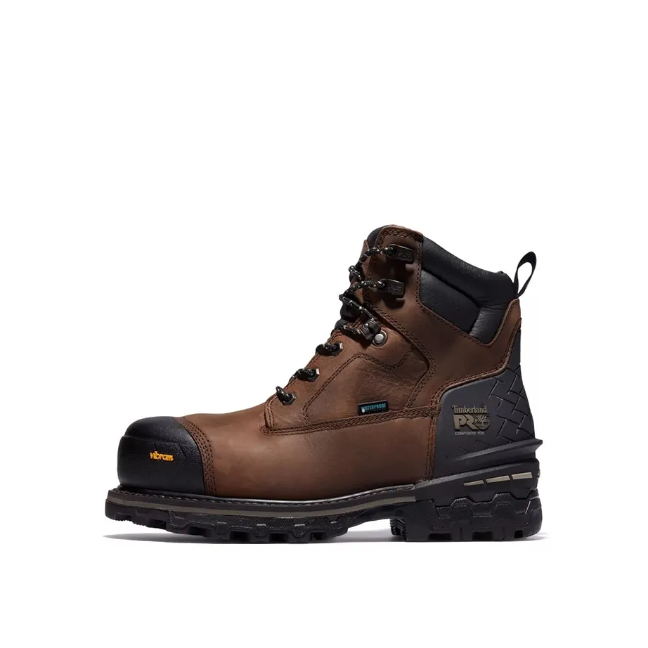 Timberland Boondock Outdoor Boots Men's Mid Top Black/Brown