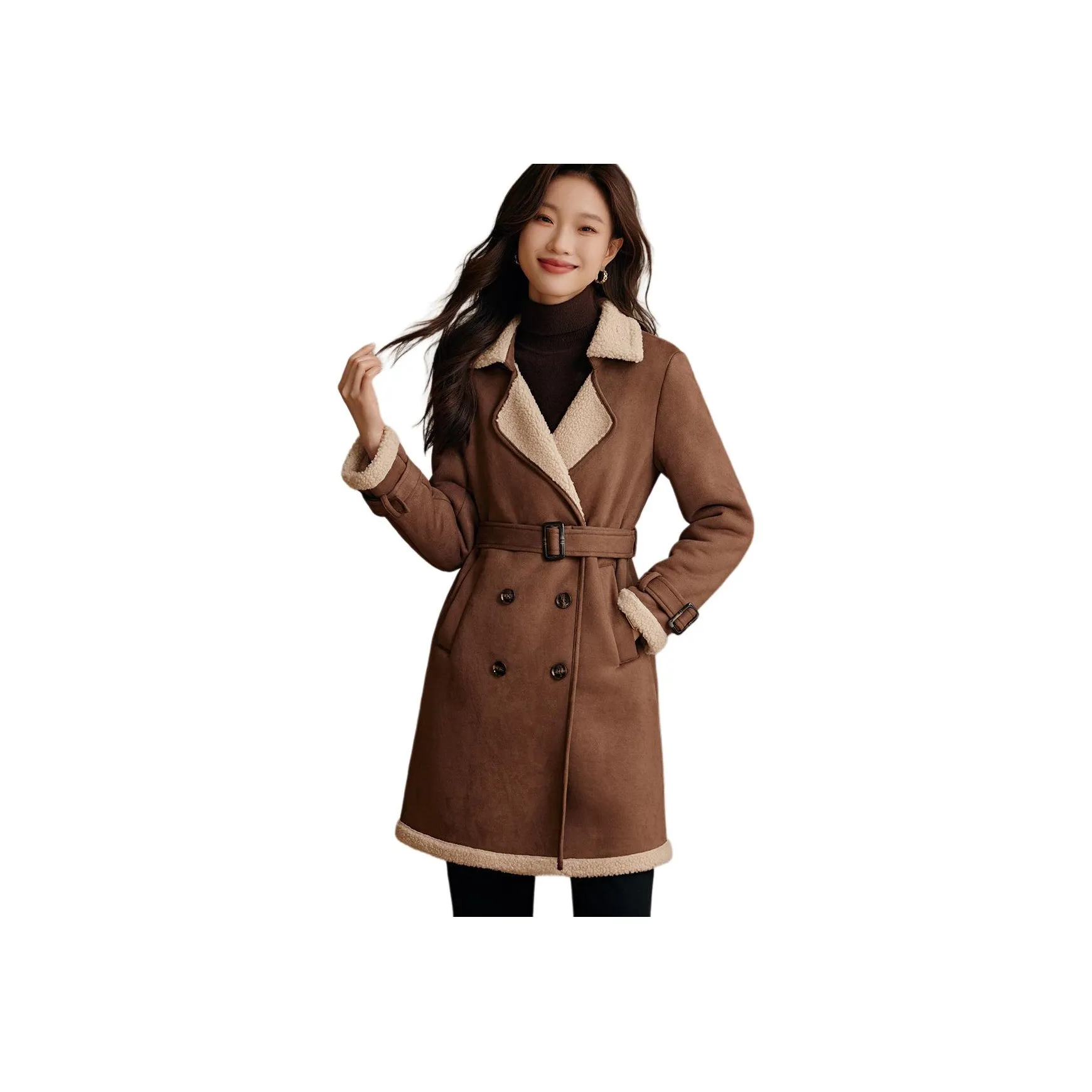 Mo Han Yi Mei Coat Women's Khaki