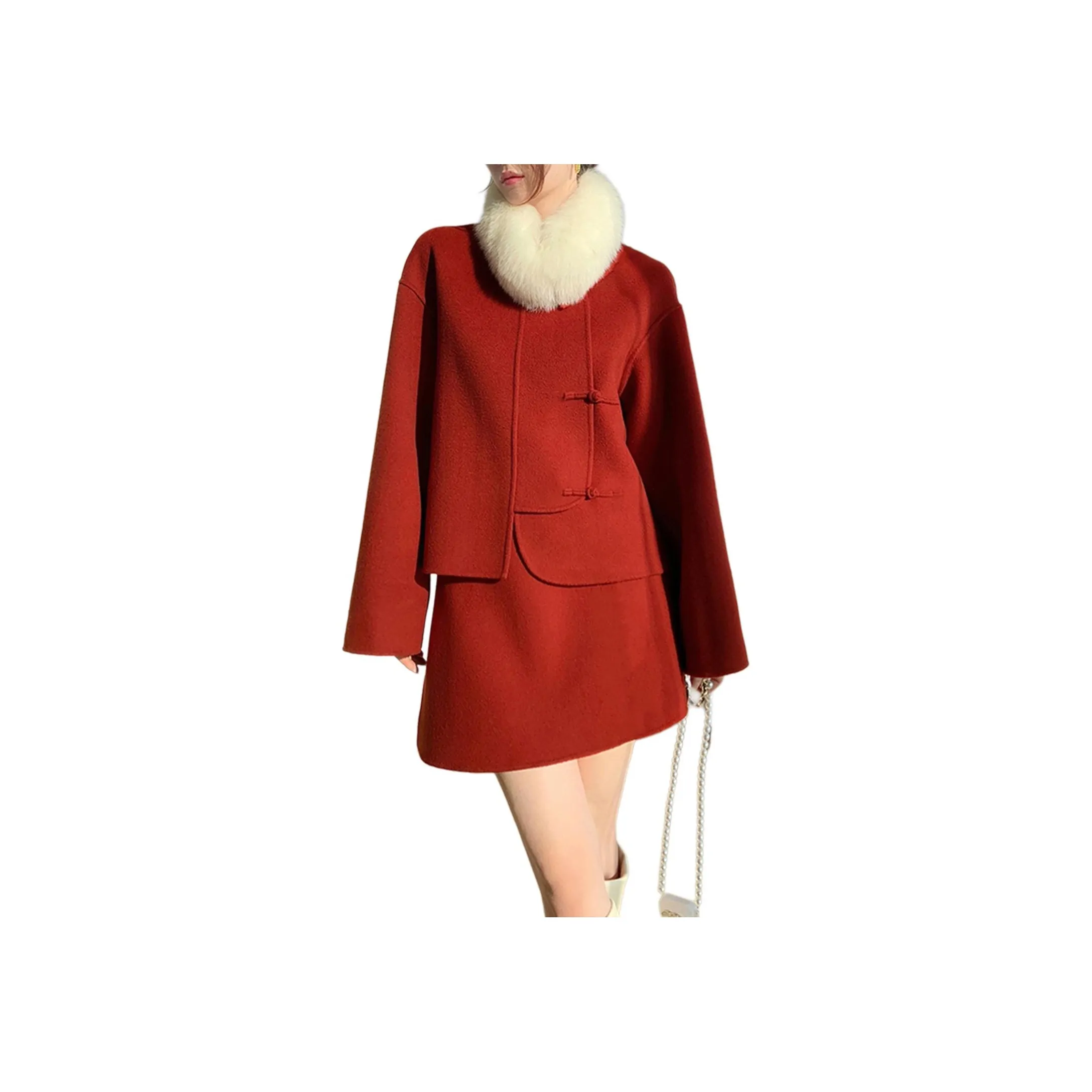 Wbwq Комплект с юбкой Женские Бургунди Одежда Sets