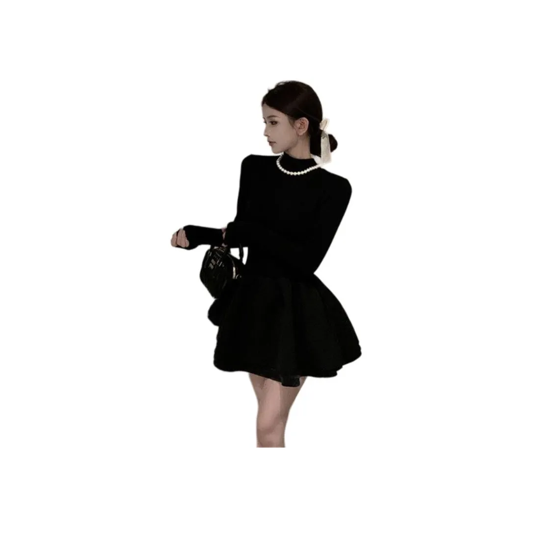 GOSO Длинное платье с длинными рукавами женское