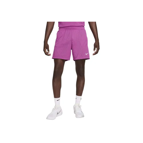 NIKE Court Slam Hot Фуксия/Белый Мужские теннисные штаны