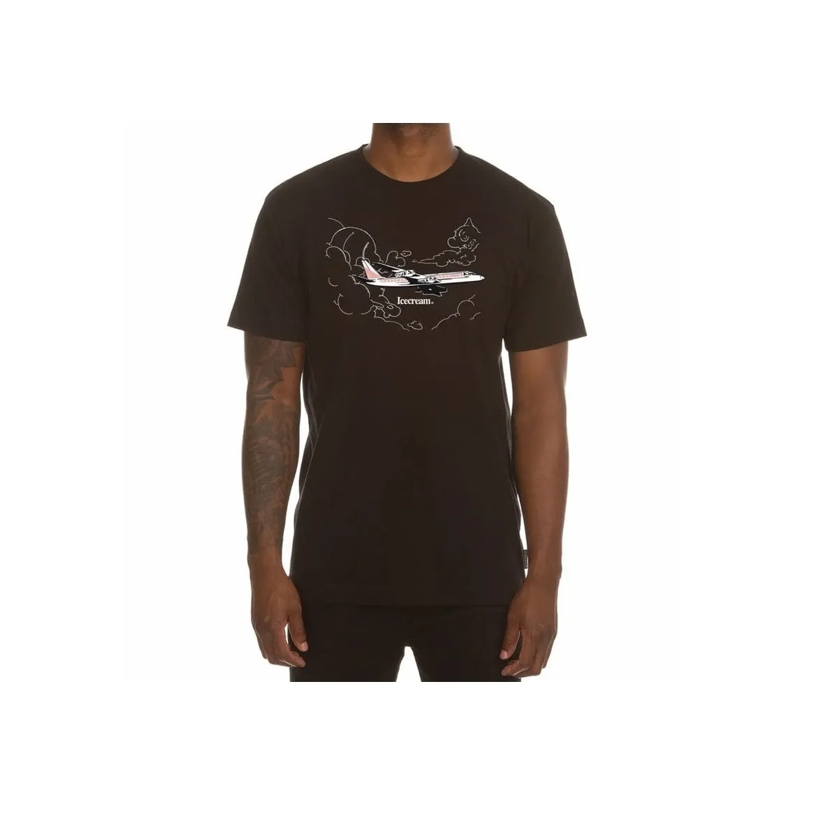 Мороженое Черное Унисекс T-рубашки