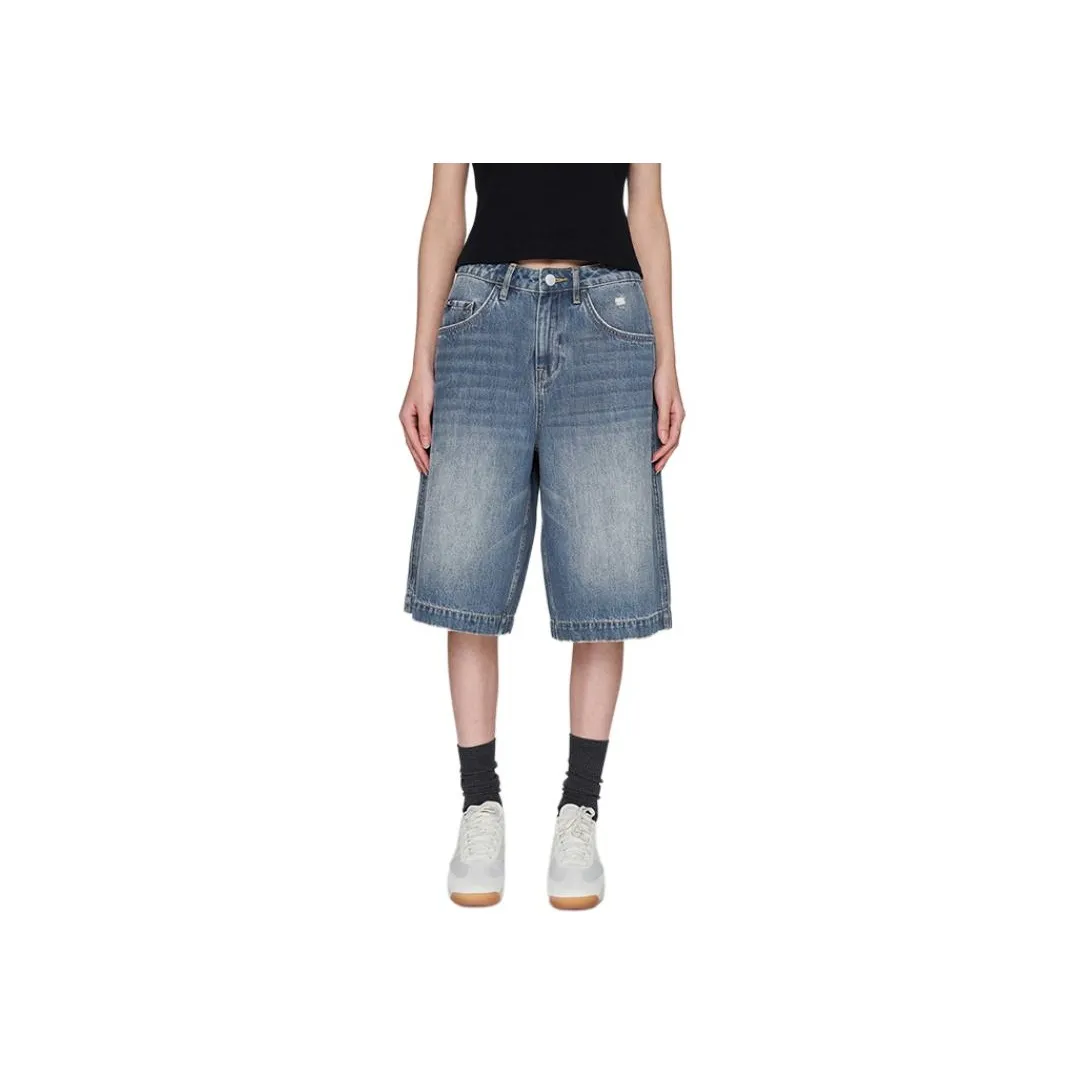Lee Denim Shorts Women's Medium Blue