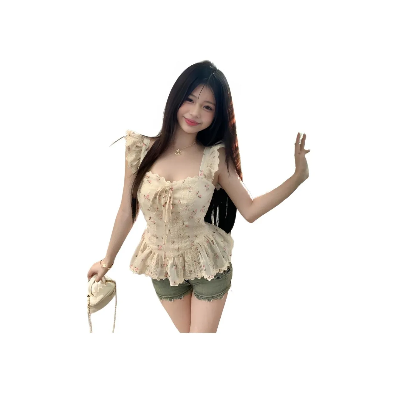 MORii Светло-фиолетовый Женский Топ