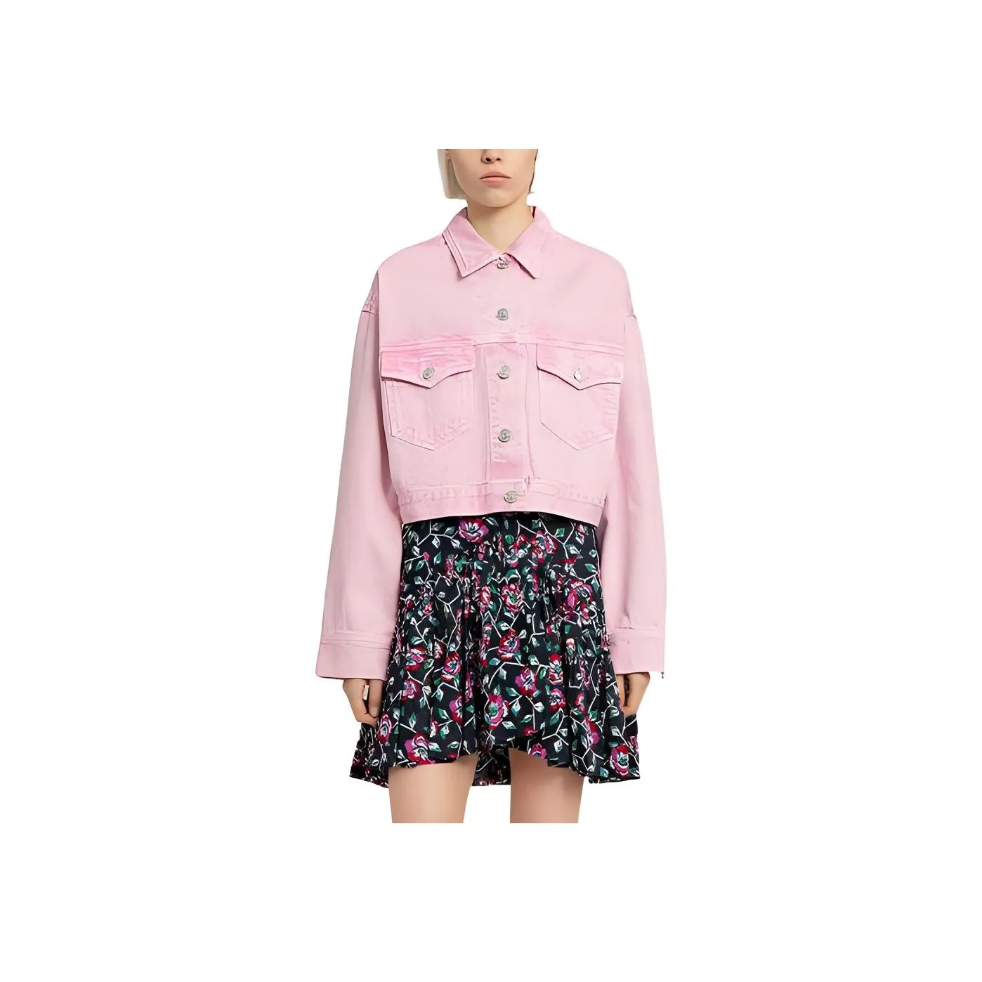 ISABEL MARANT Cropped Coats Women's Light Pink