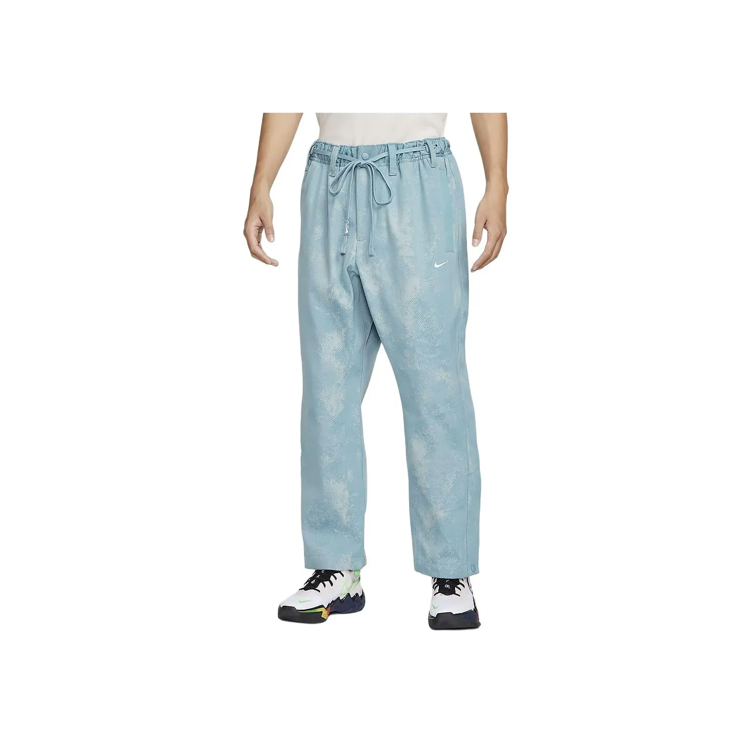 Nike Casual Pants Men's Denim Blue Green