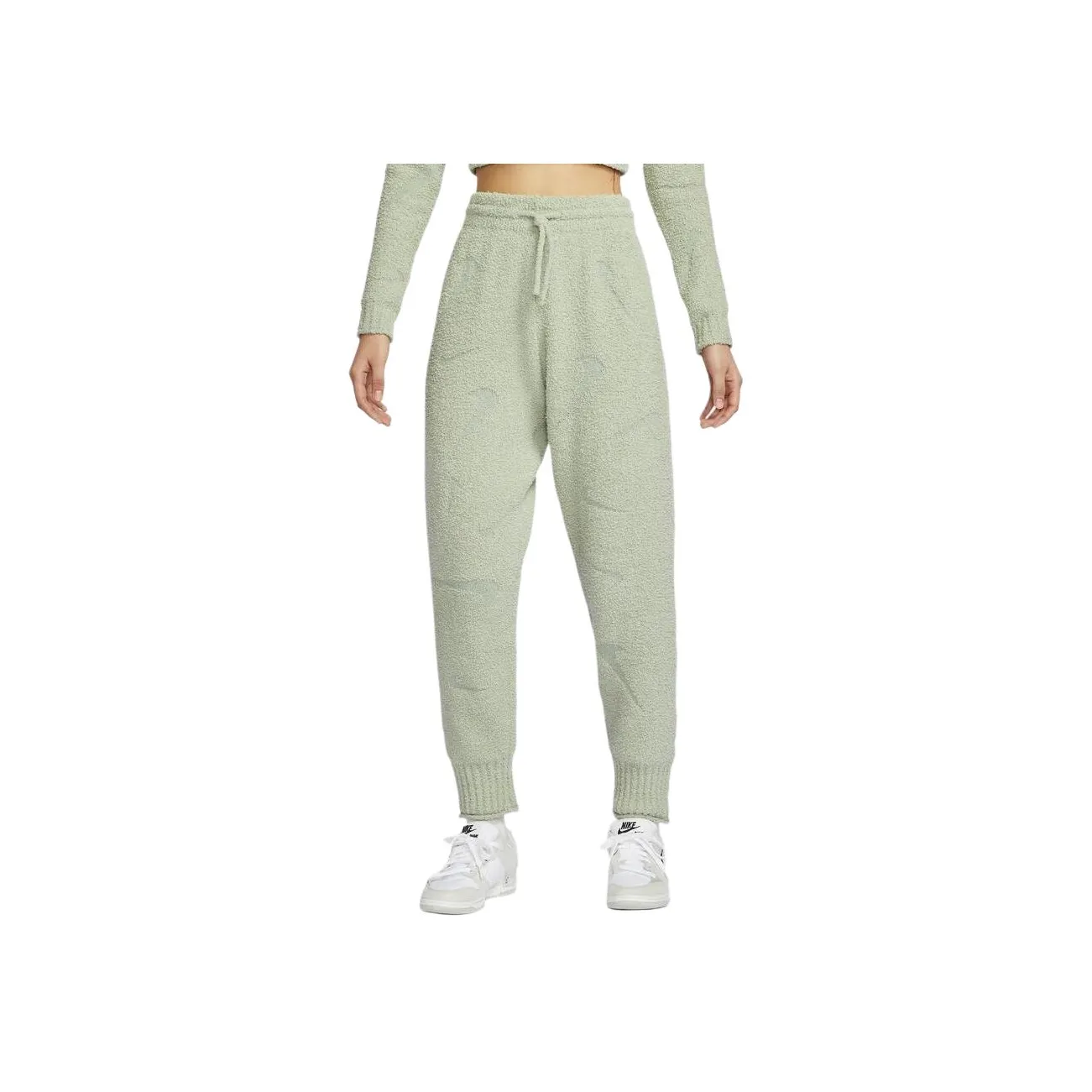 Nike Sportswear PHOENIX COZY BOUCLE Casual Pants Women's Green