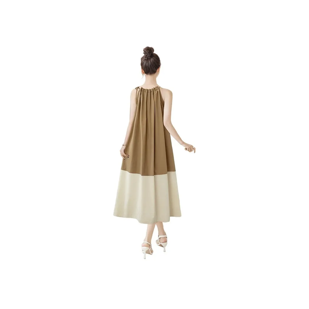 Cypress House Slip Dresses Women's Khaki