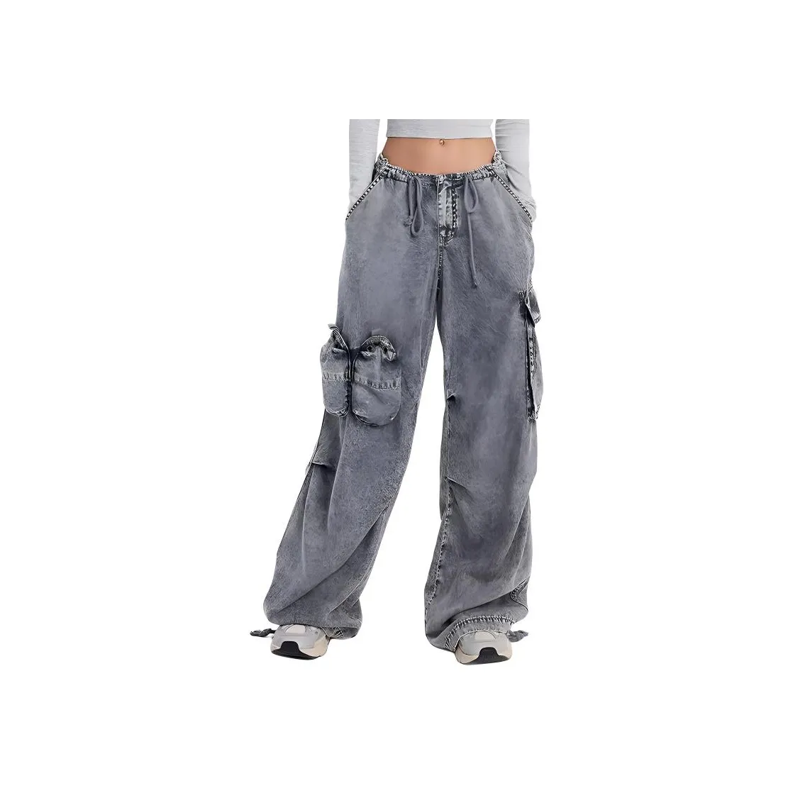 DRAGON FACE Jeans Women's Pine Gray