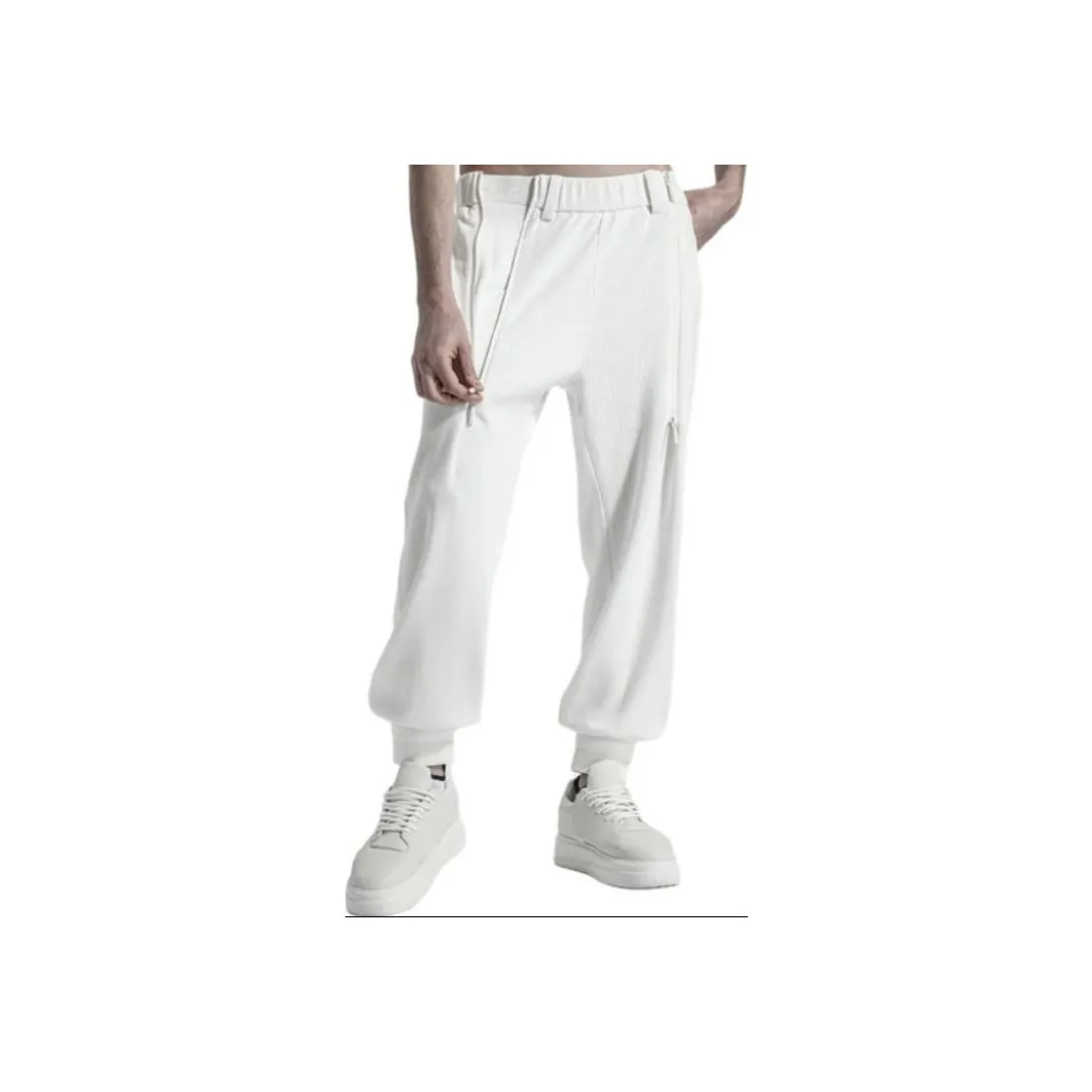 NORVINCY Дышащие Эластичные Брюки Однотонные Повседневные Унисекс