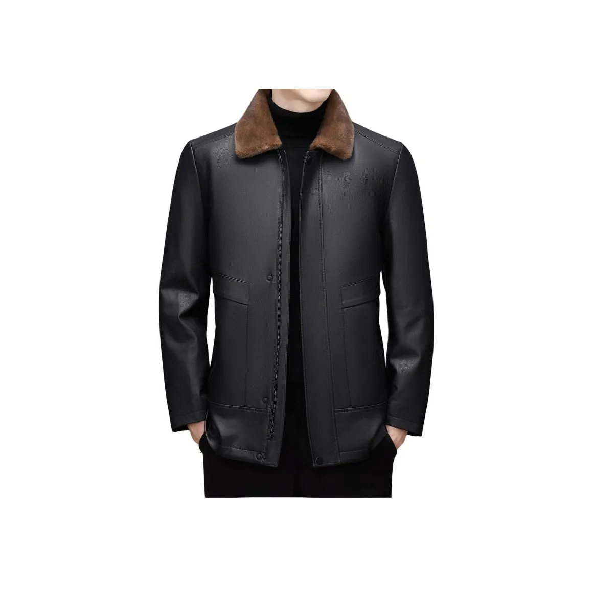 EMINU Мужские кожаные куртки