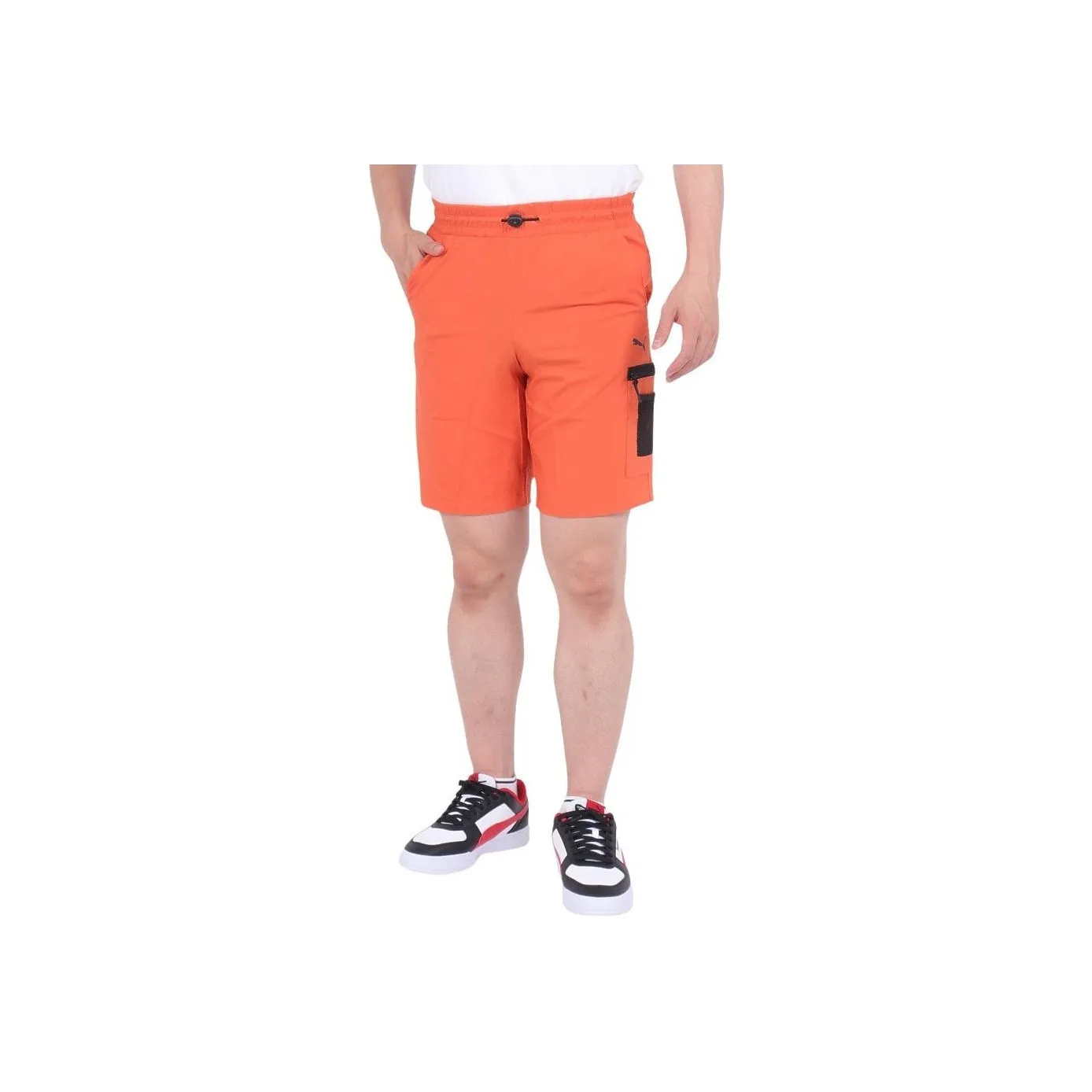 PUMA Casual Shorts Men's Orange