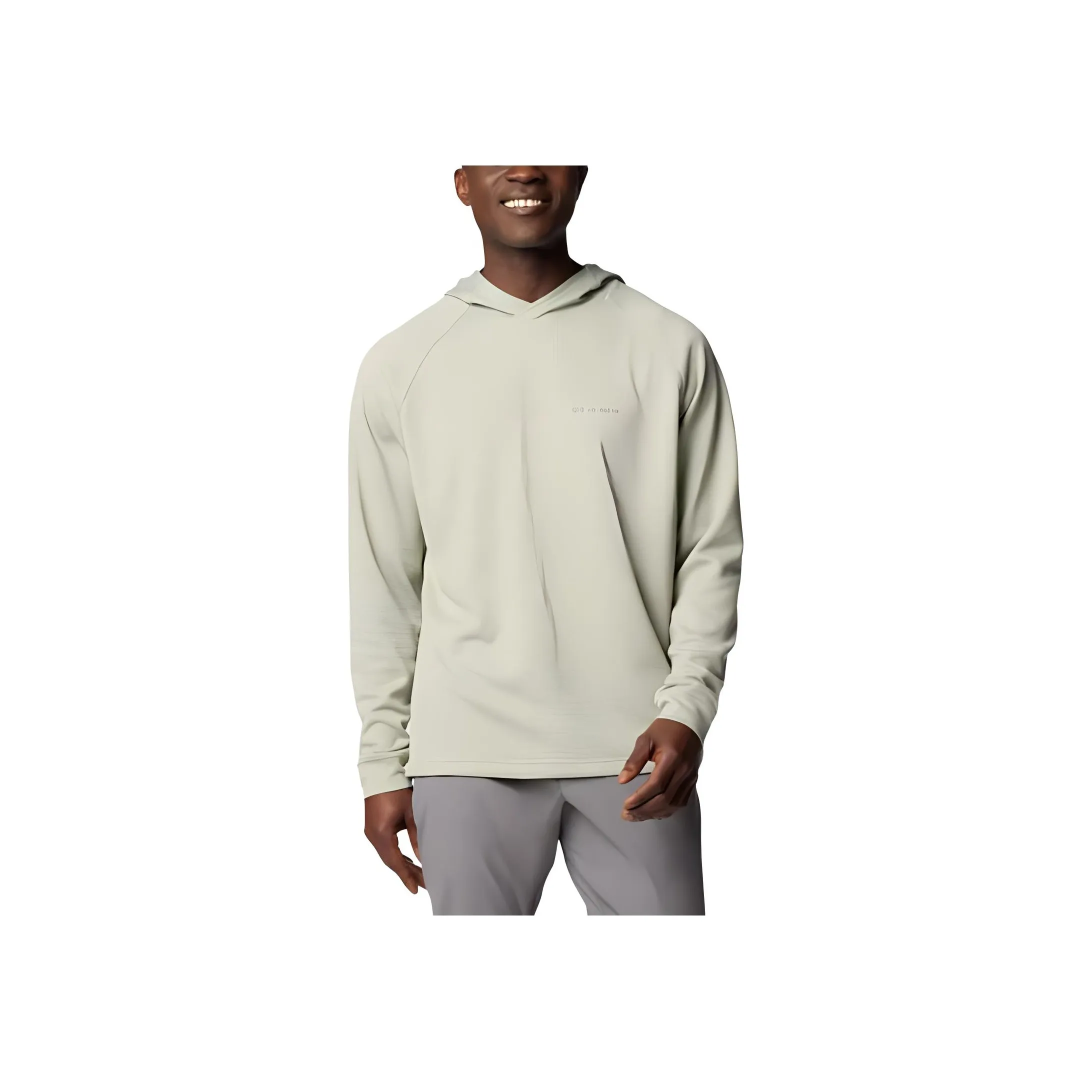 Columbia Black Mesa Waffle Knit Hoodie Sweatshirt Men's Cyan