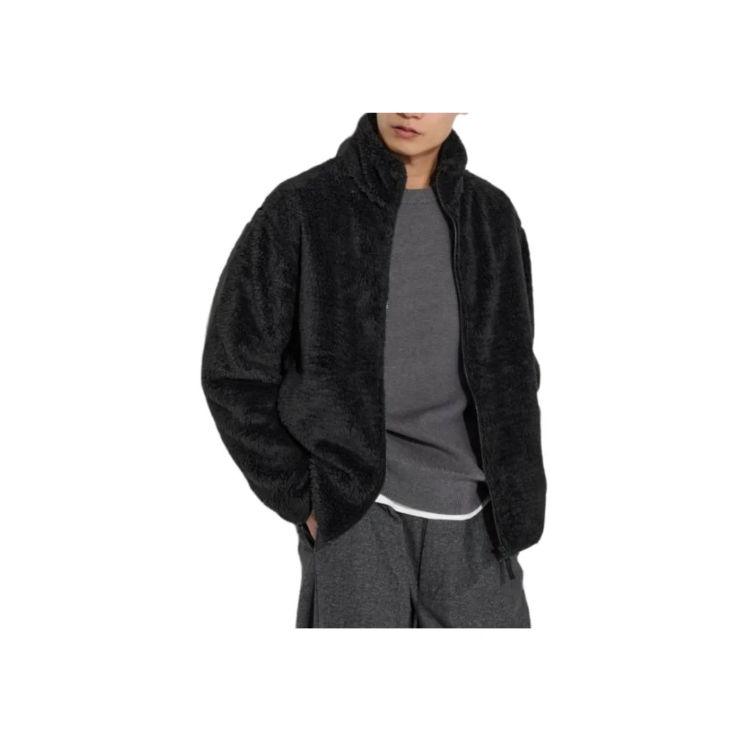 UNIQLO Velvet feel Coat Unisex Black