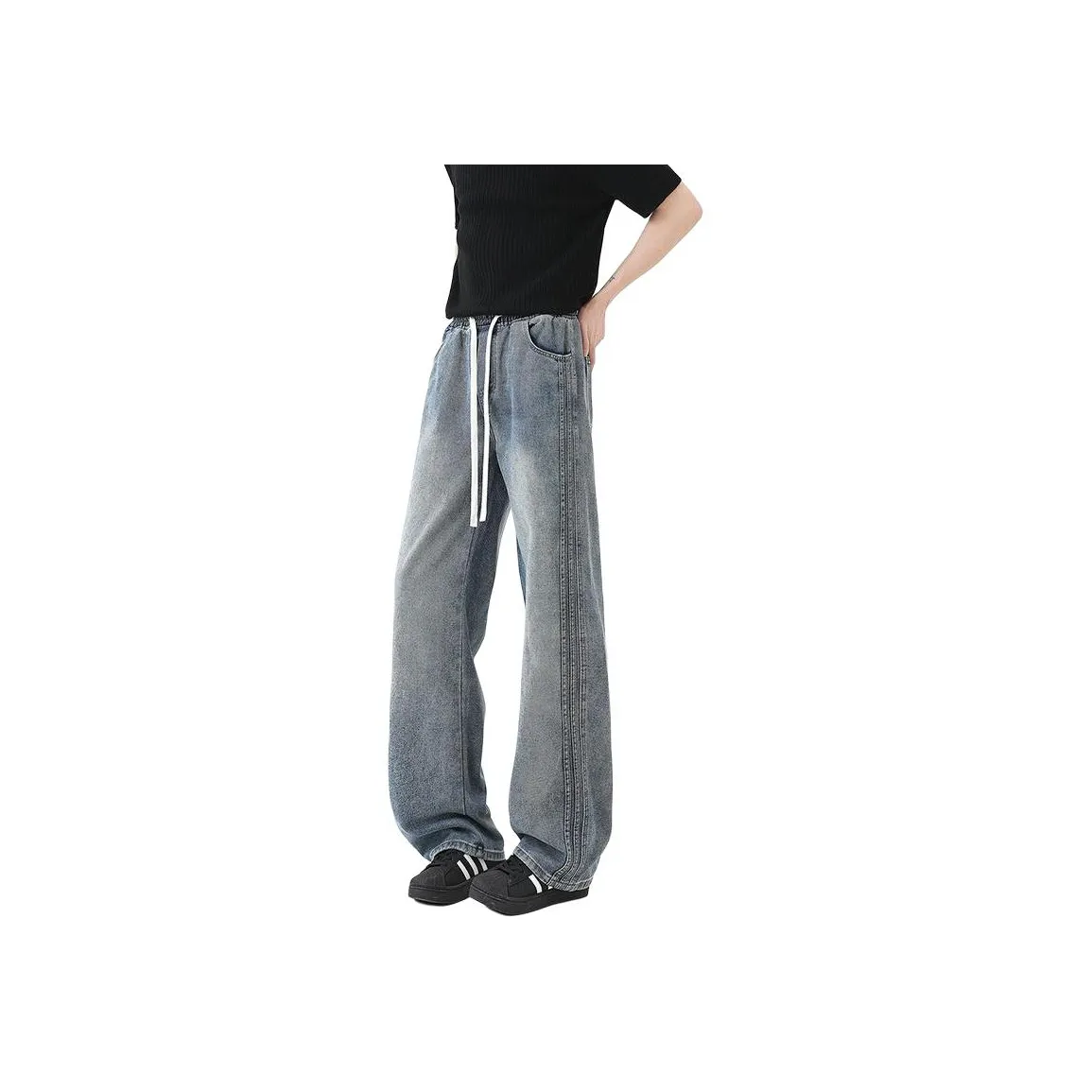 Menglaini Jeans Unisex