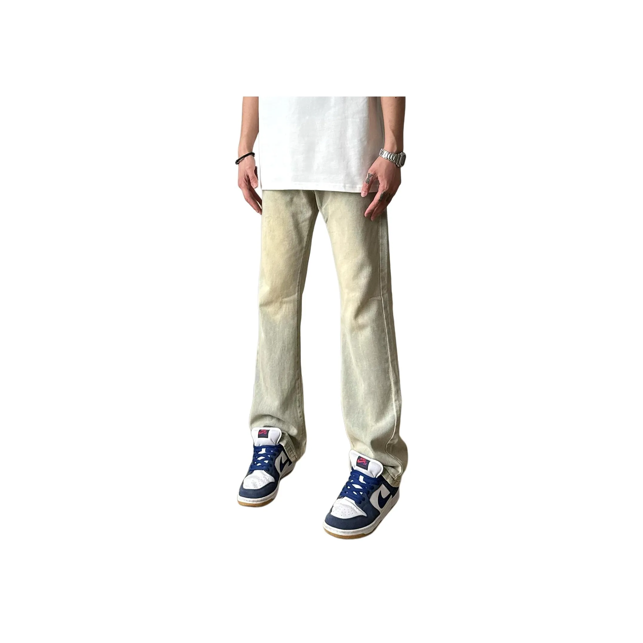 Menglaini Jeans Unisex