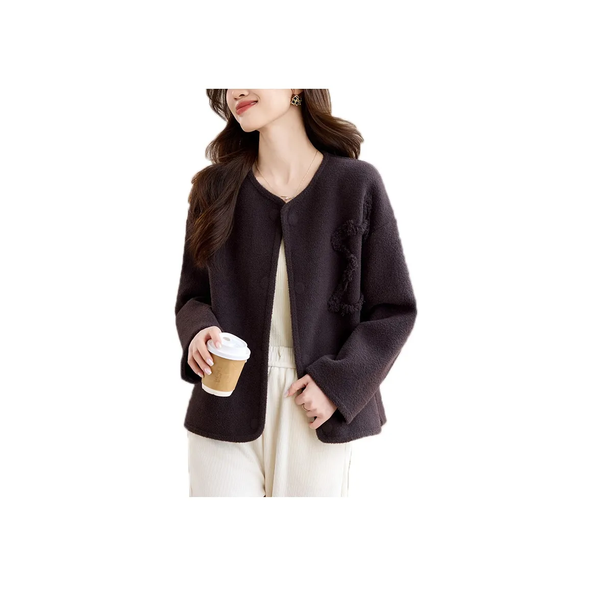 Корейский стиль укороченная куртка женская