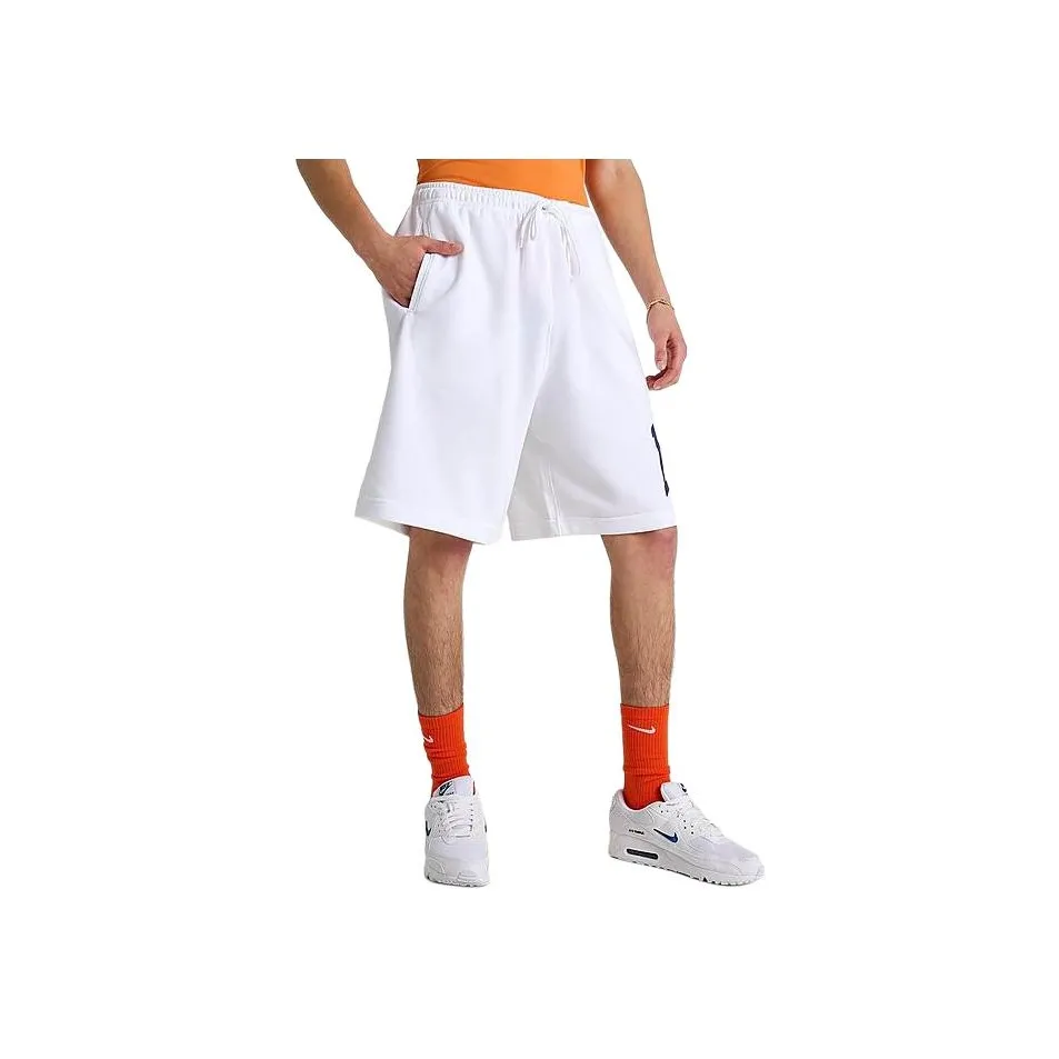 Nike Белые Спортивные Шорты для Мужчин