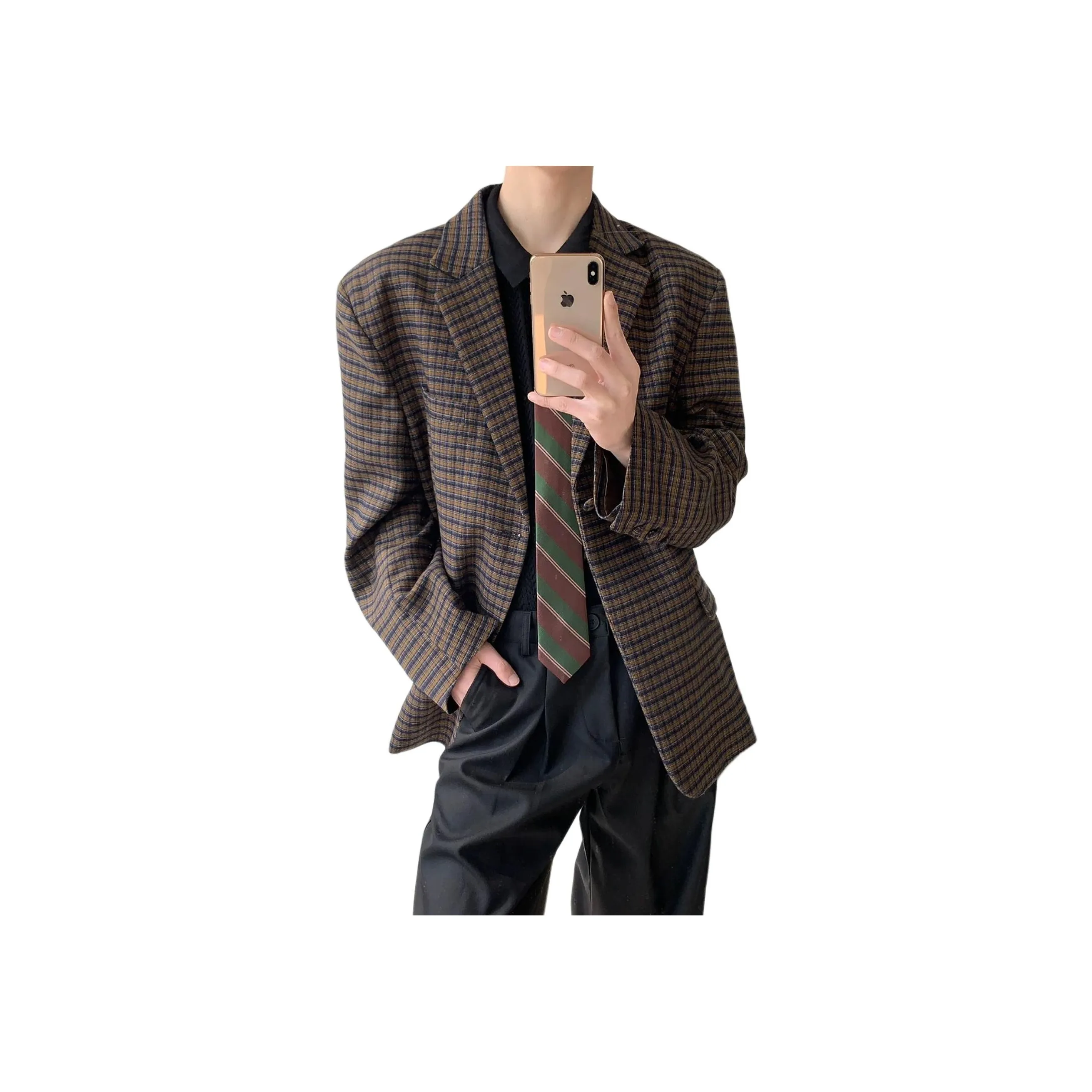 SHIQUANYI Винтаж Унисекс Деловые костюмы