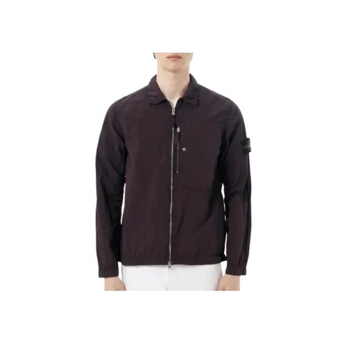STONE ISLAND Коричнево-красные Мужские Куртки
