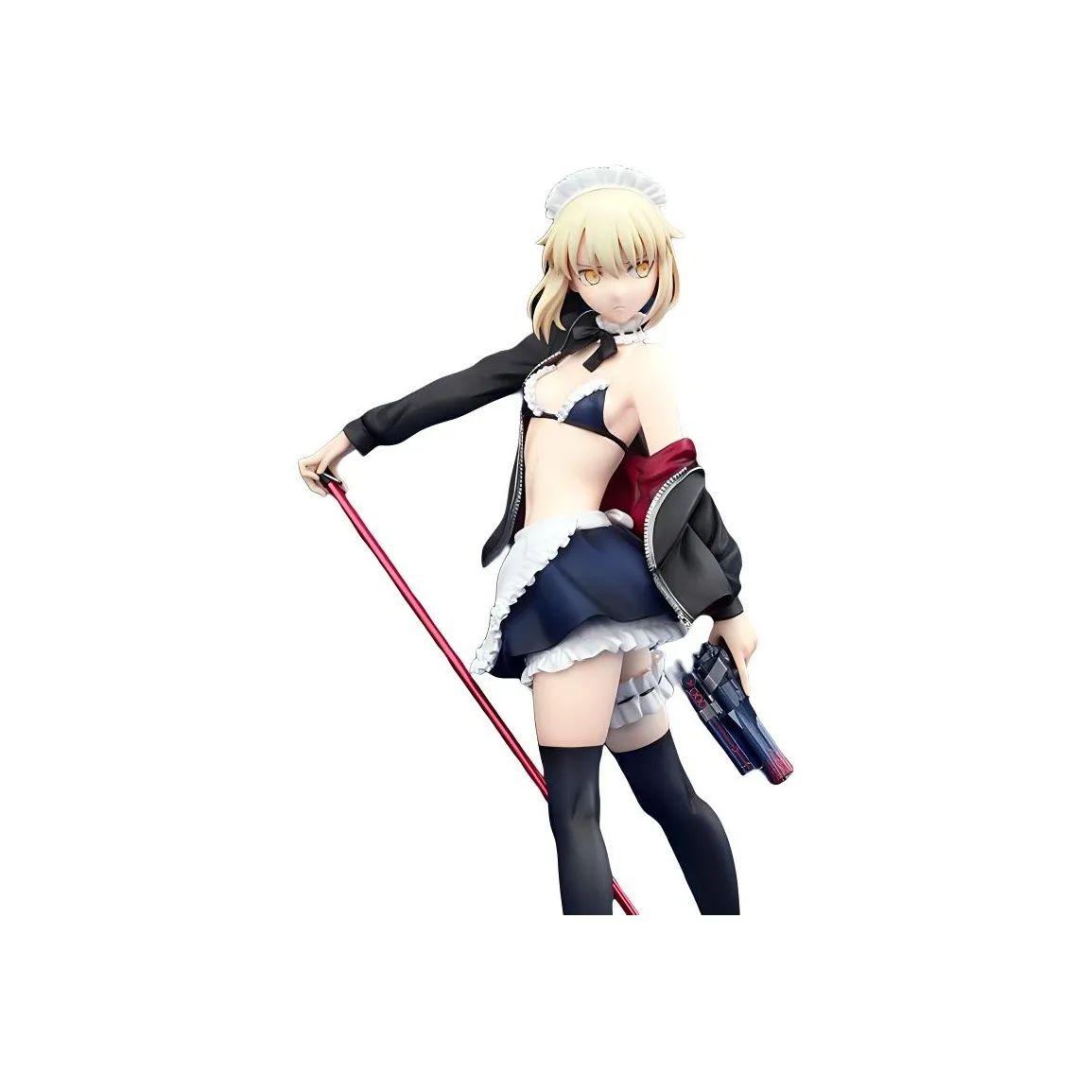 ALTER FGO Artoria Pendragon Fate/Grand Order Black Saber Black Rider Maid Costume, Swimsuit Scale Figures 23cm