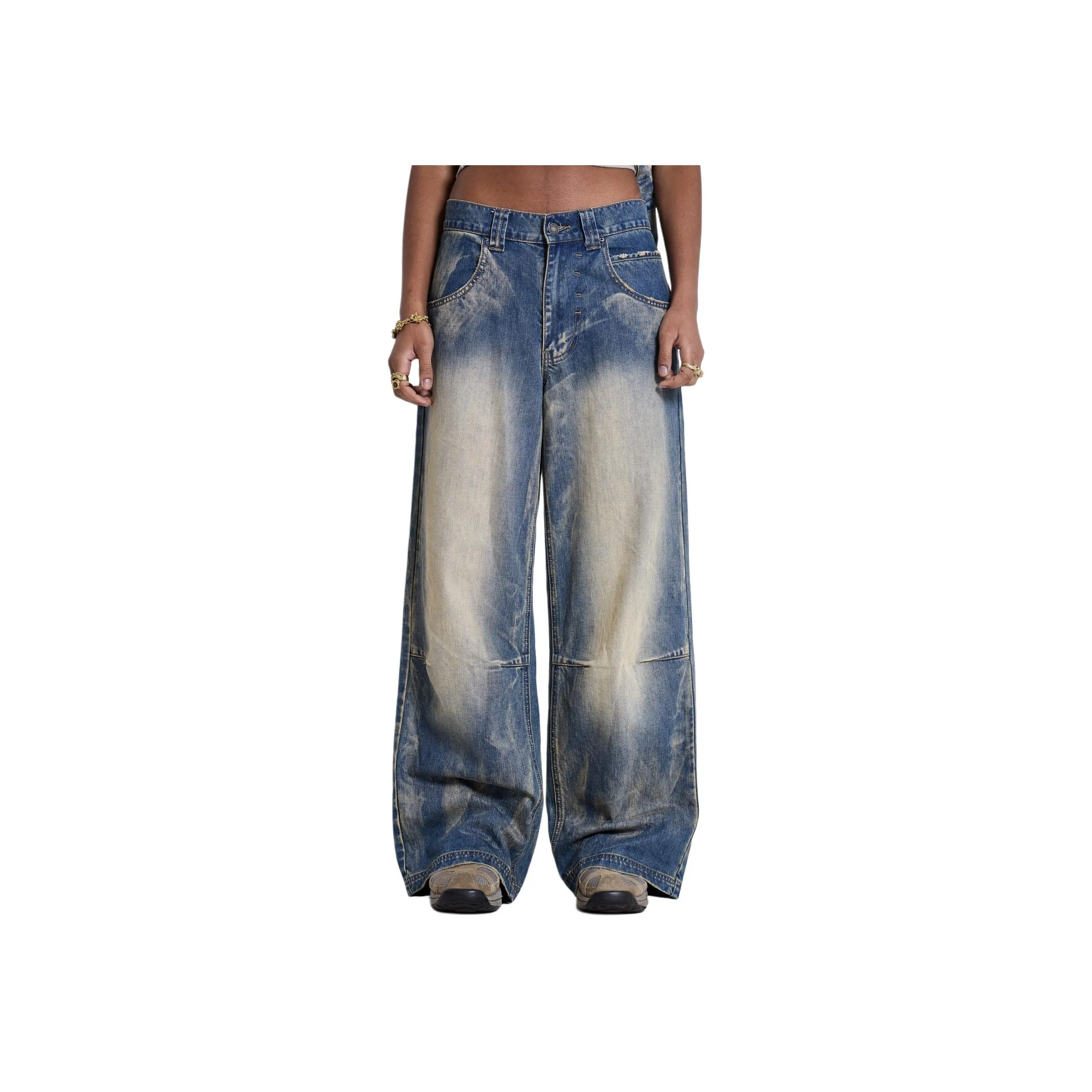 Jaded London Jeans Unisex Blue