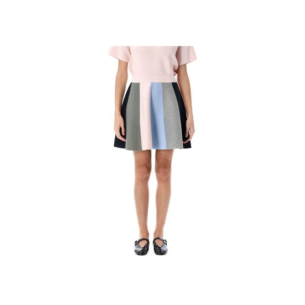 JW Anderson Striped Mini Skirt