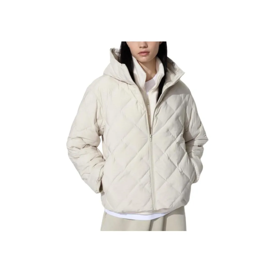 UNIQLO Puffer Jacket Women's Light Beige