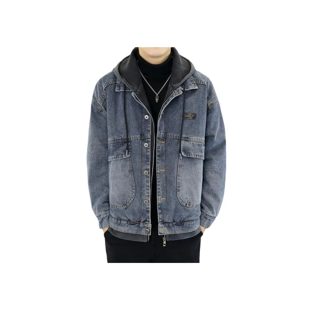 TAIZILONG Мужские Джинсовые Куртки