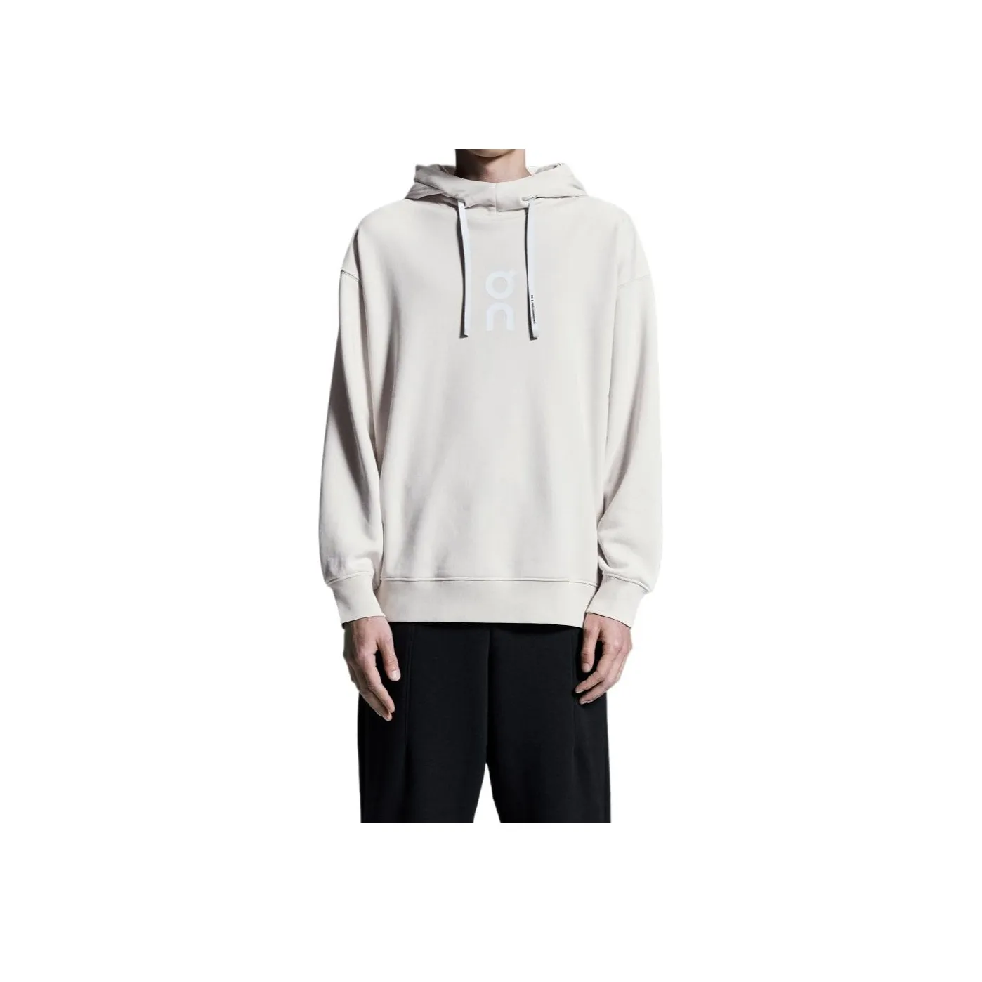 On Club Hoodie Sweatshirt Unisex Silver