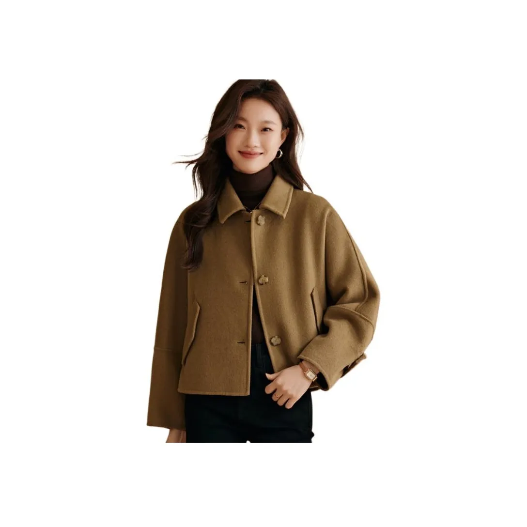 Mo Han Yi Mei Куртка Женская Холодный КАМЕЛ