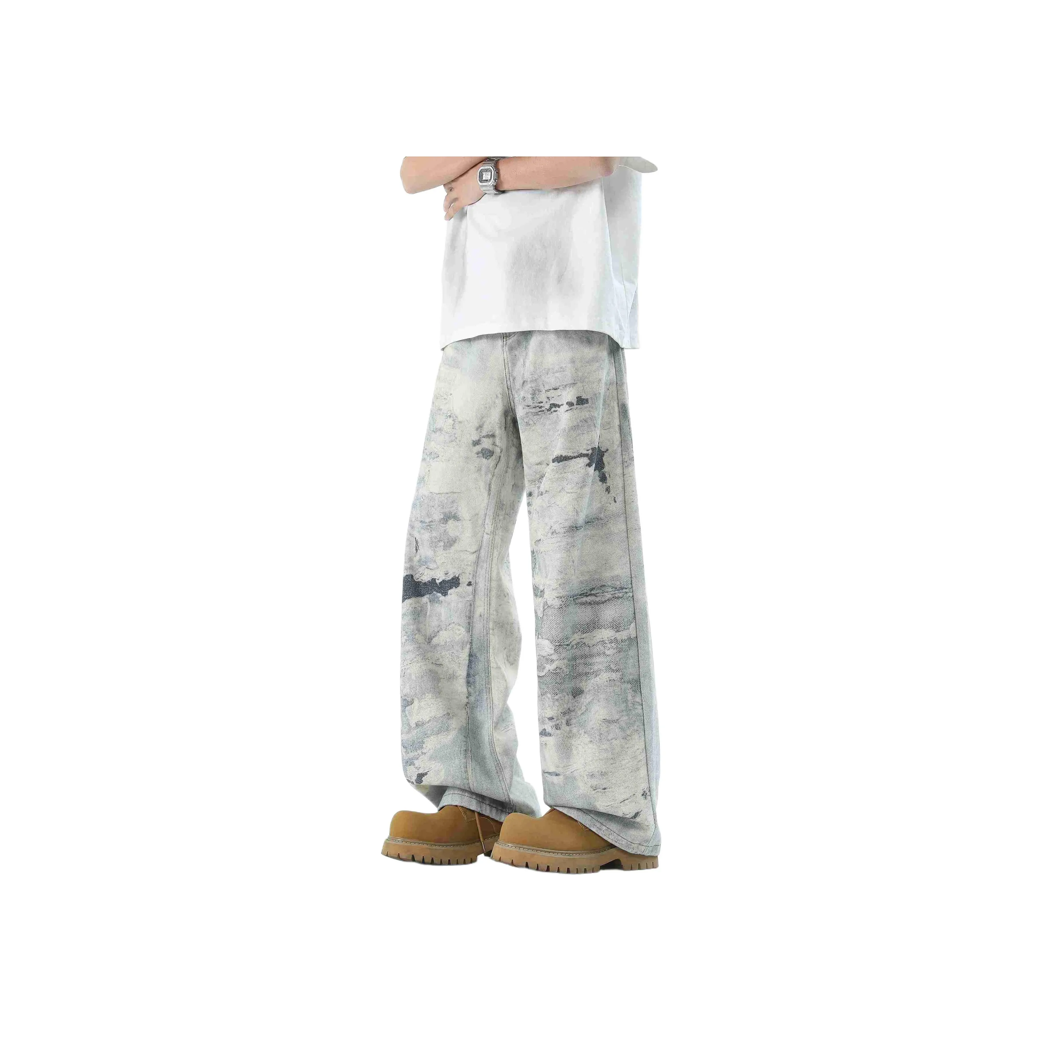 XAFB Jeans Unisex Light Blue