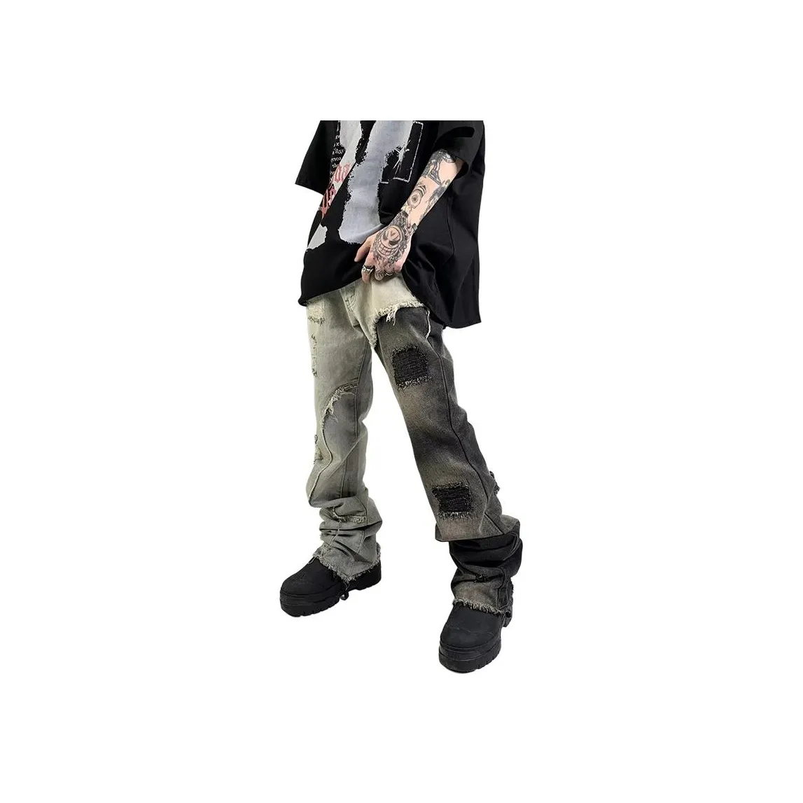 NEAR HERE Синий [Премиум Edition] Унисекс Джинсы