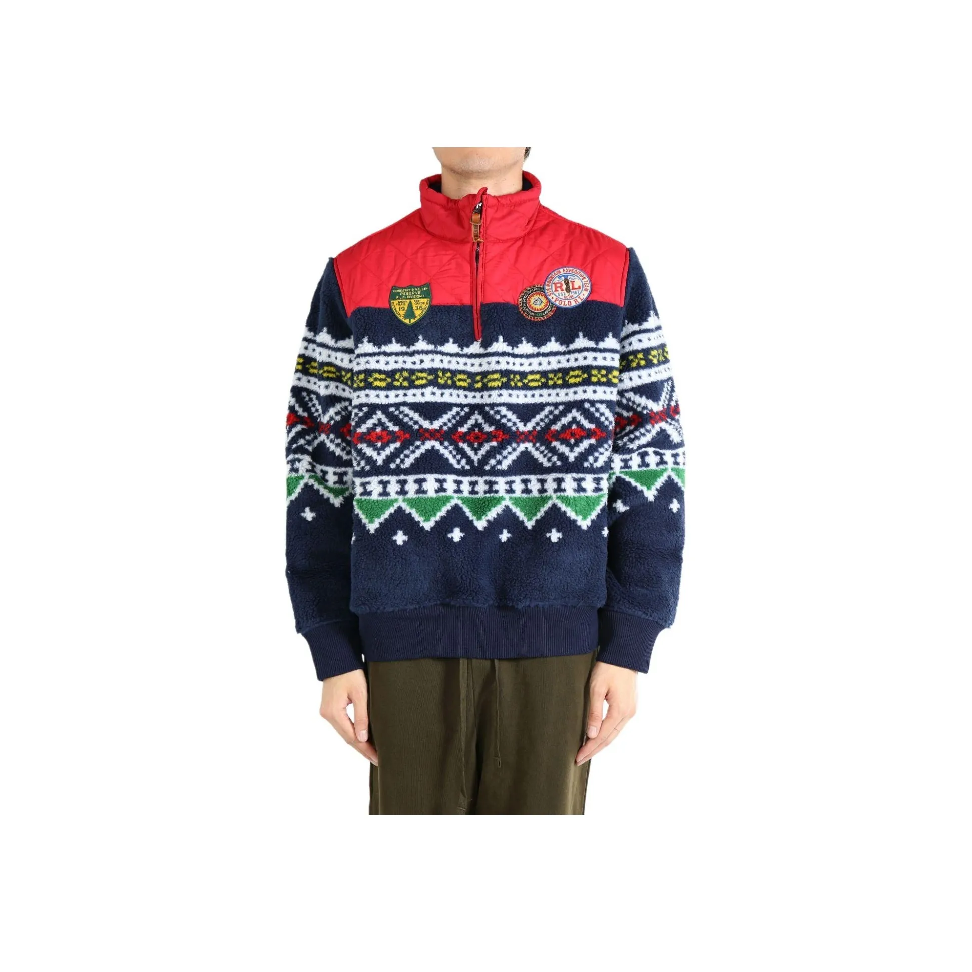Polo Ralph Lauren Fair Isle Fleece Sweatshirt