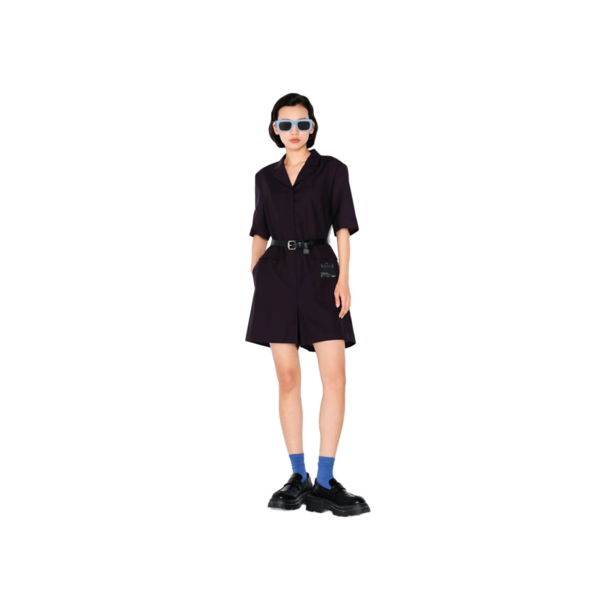 MASFER.SU Jumpsuit Women's Navy Blue