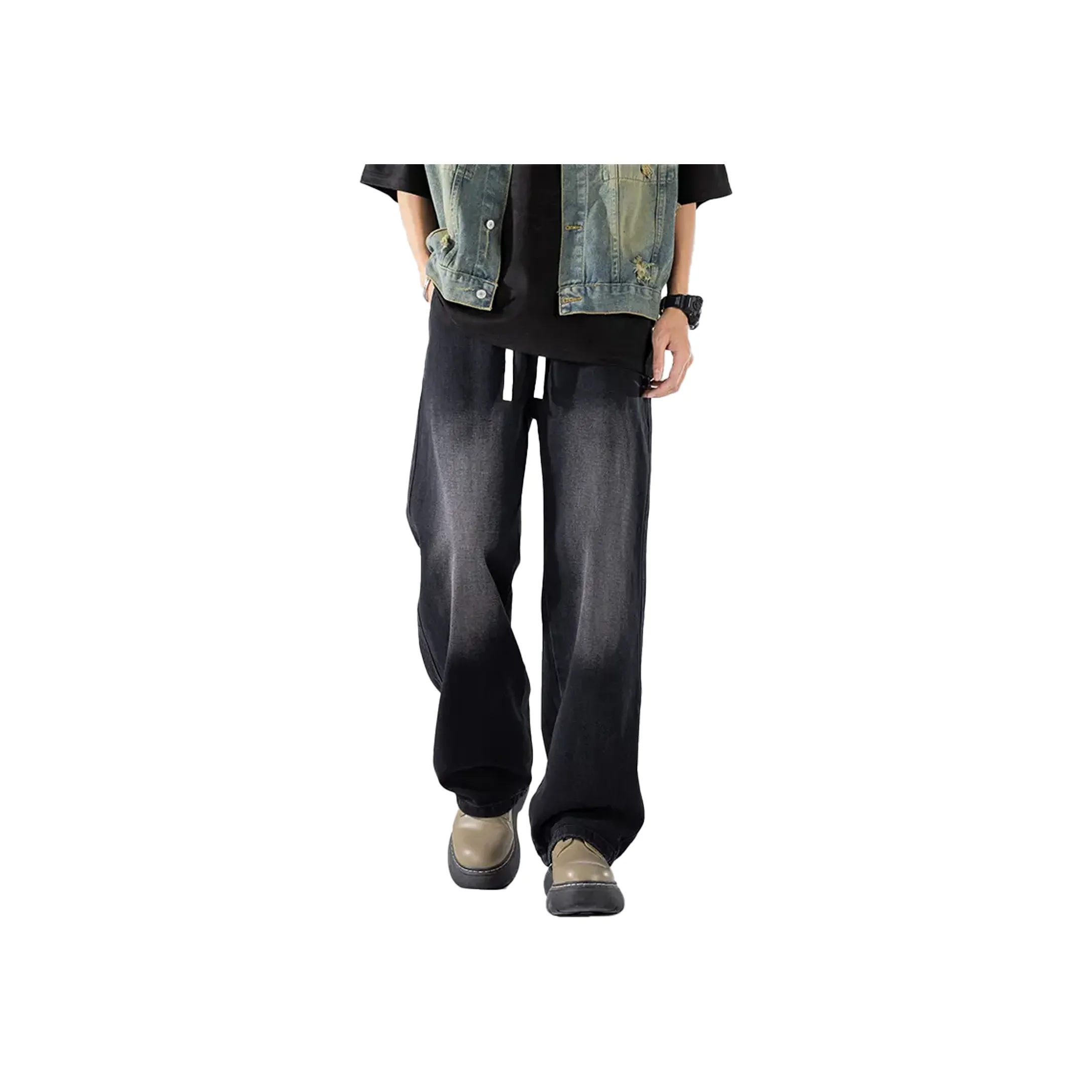 Menglaini Jeans Unisex