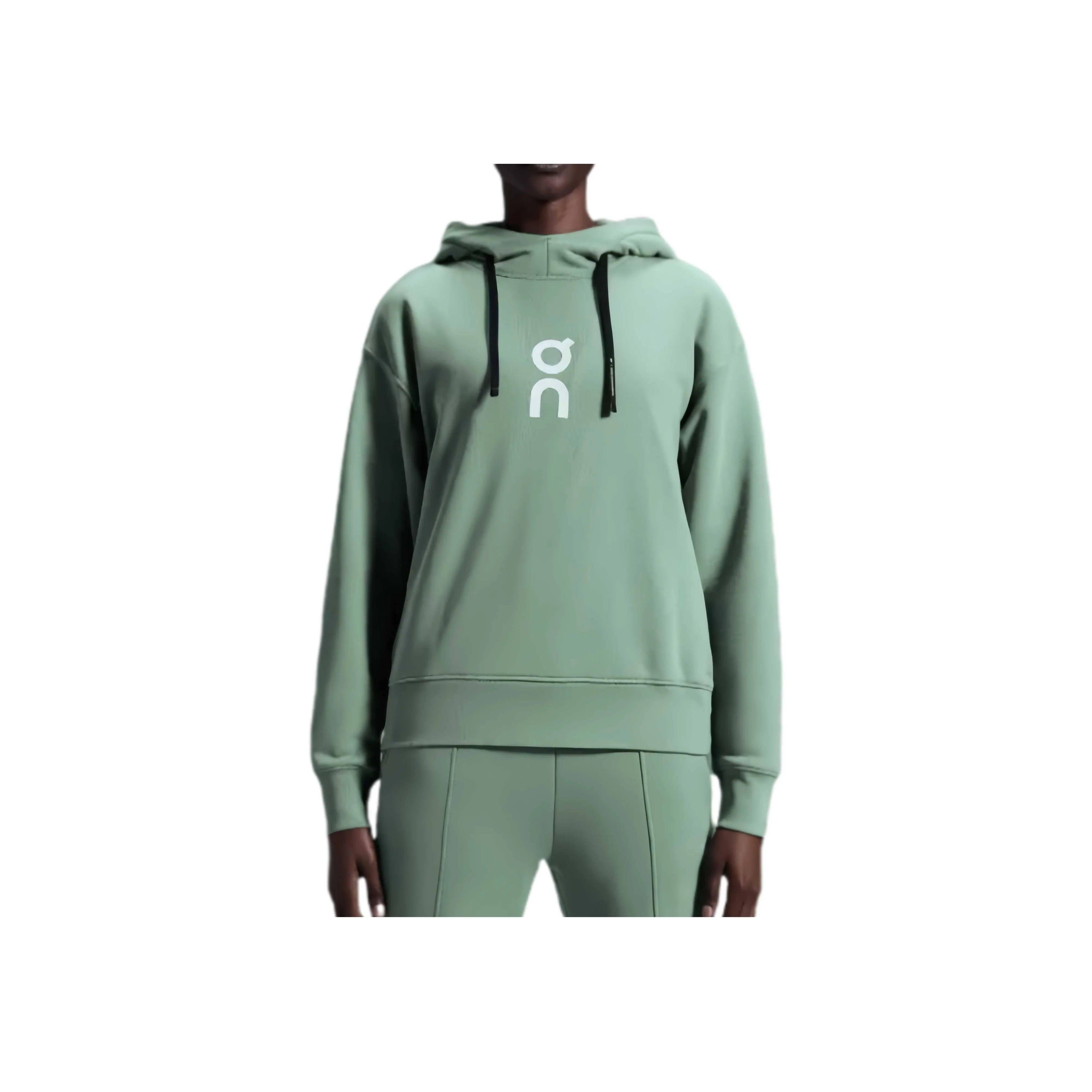 On Club Hoodie Sweatshirt Women's Fern Green