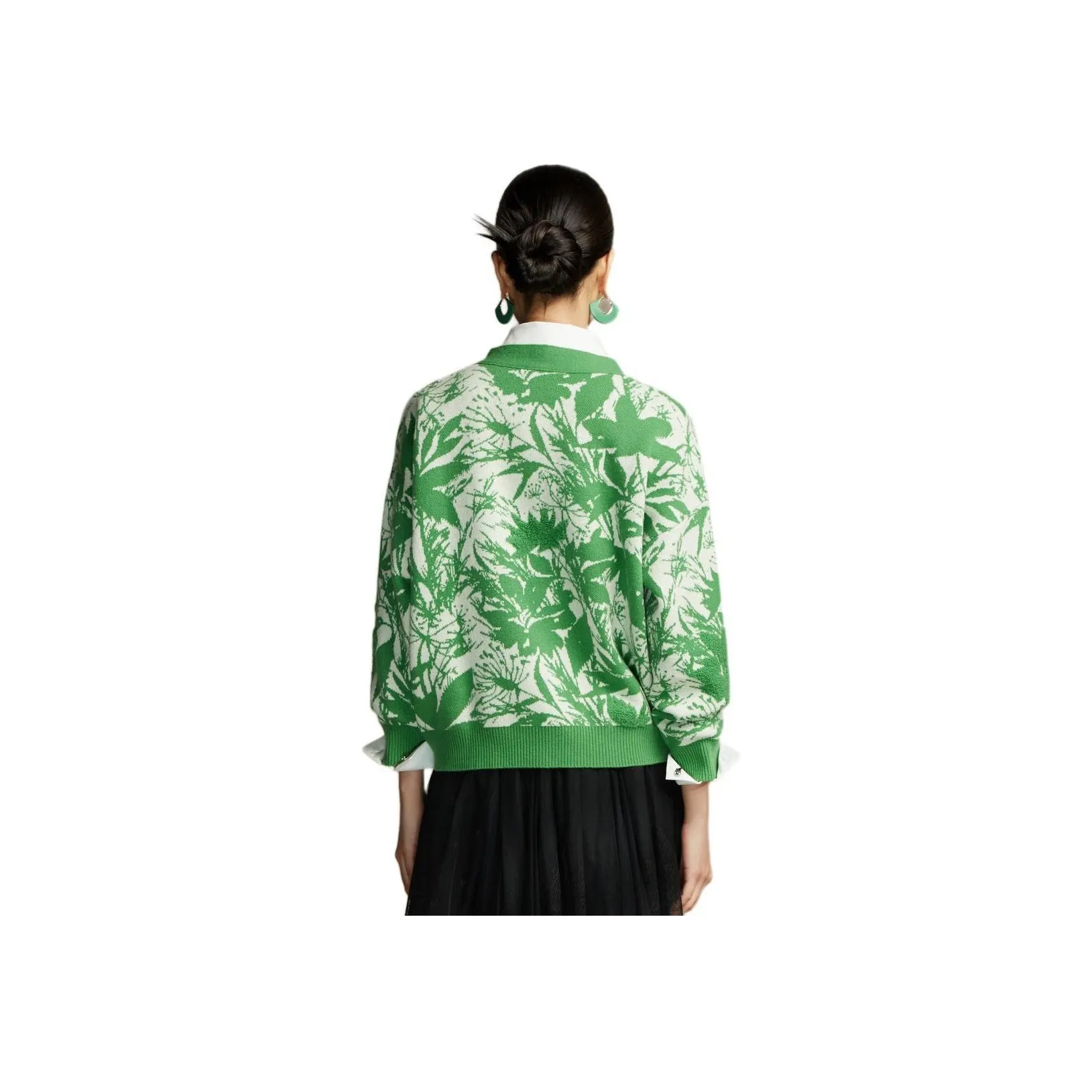 BBLLUUEE Sweater Women's Turquoise Green