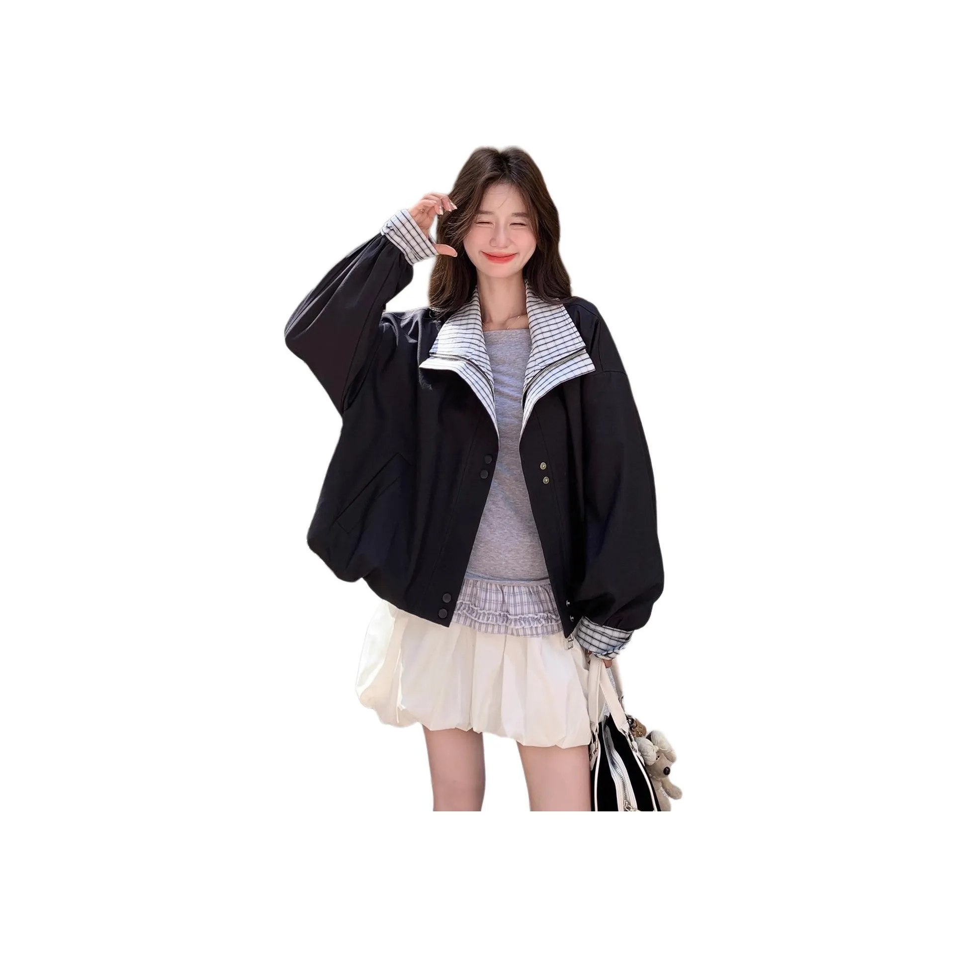 MUCCHIC Темно-синие женские куртки