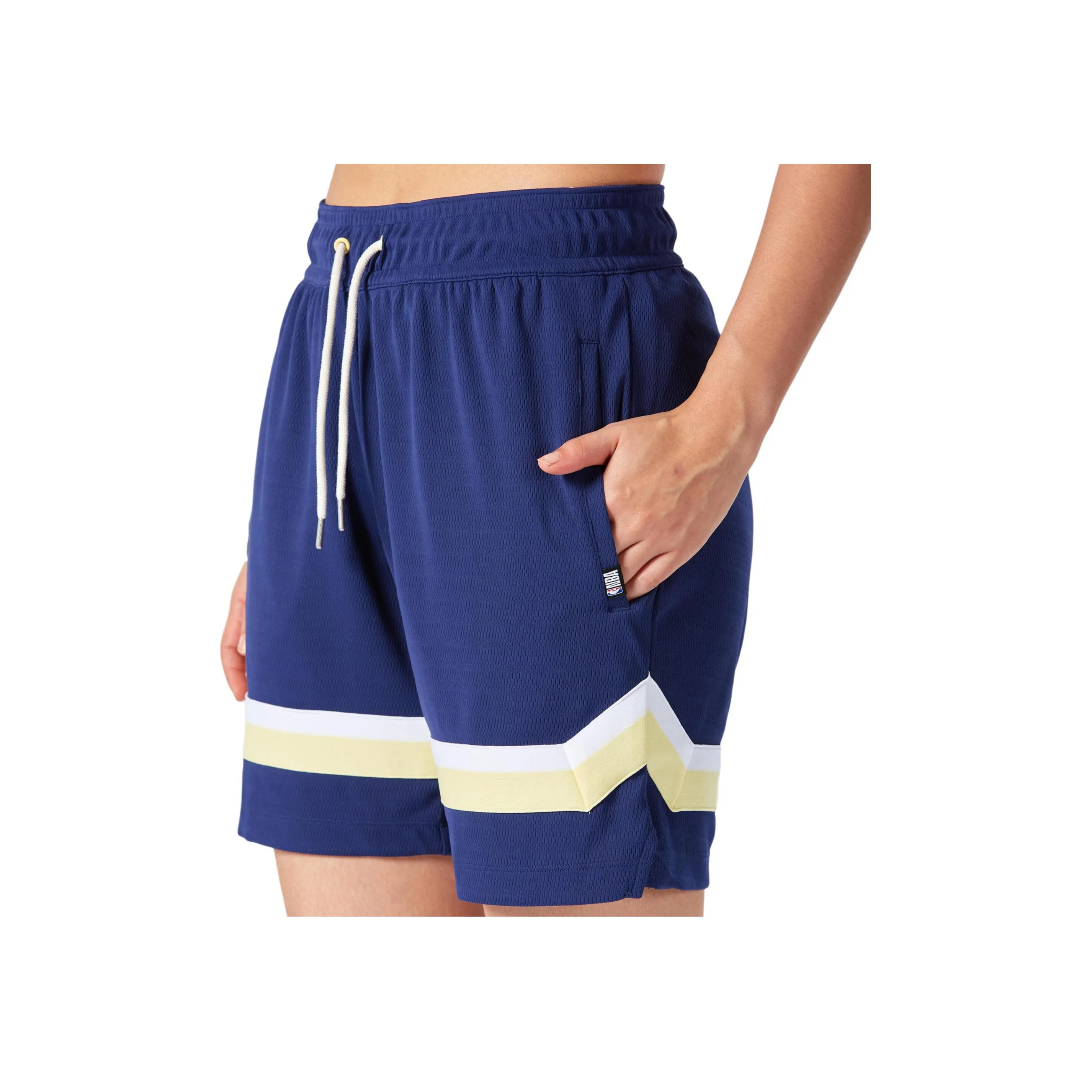 DECATHLON x NBA Warriors Team TARMAK Basketball Shorts Unisex Dark Navy Blue/Slate Blue/Blue