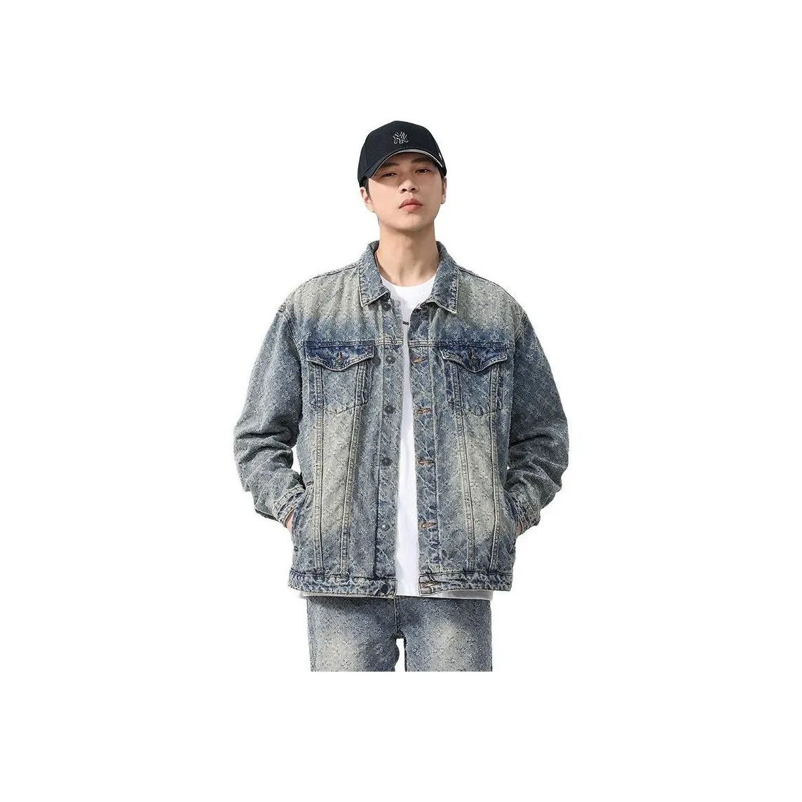 HIPHOPPUNKS Винтаж Мужские Джинсовые Куртки