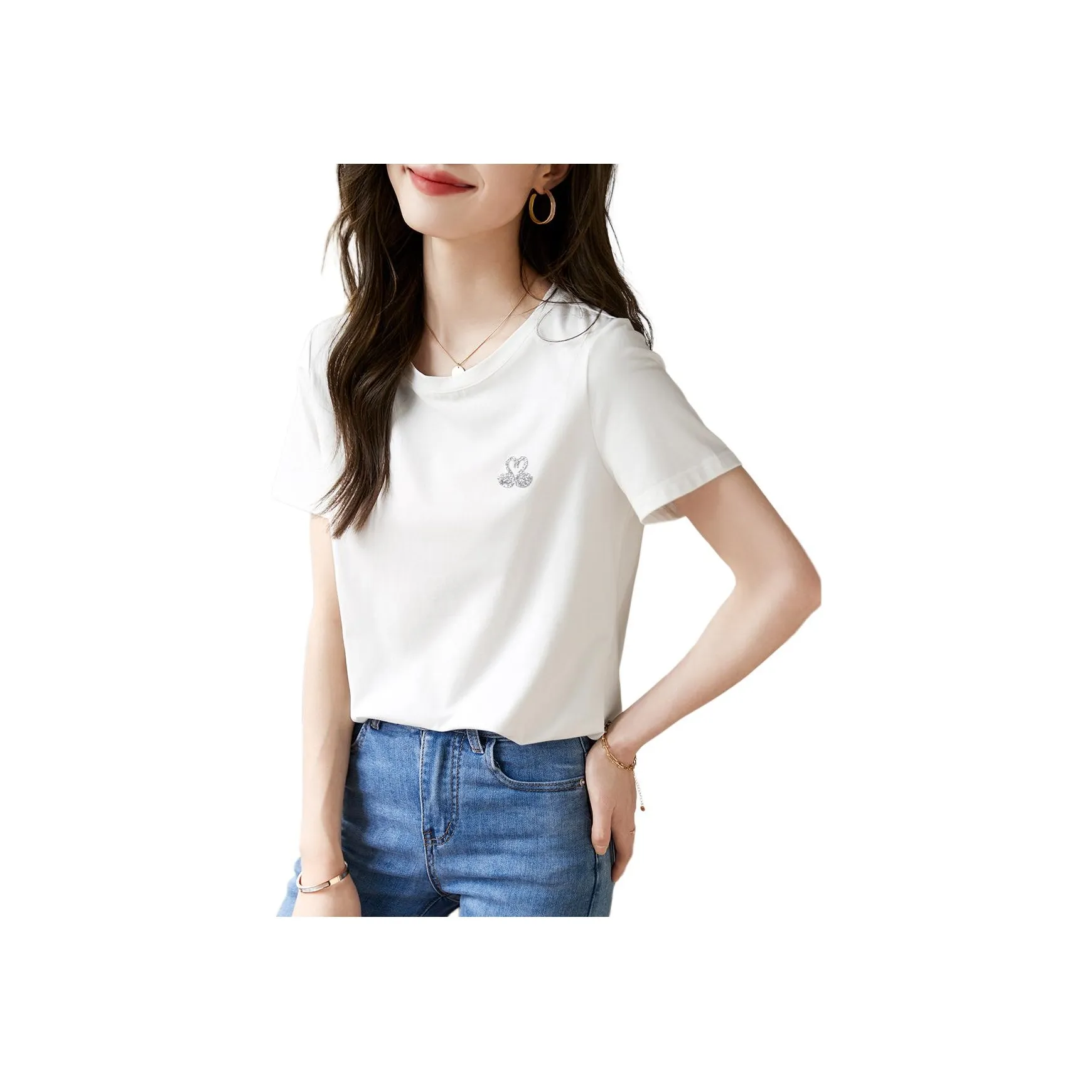 Mo Han Yi Mei T Shirt Women's White