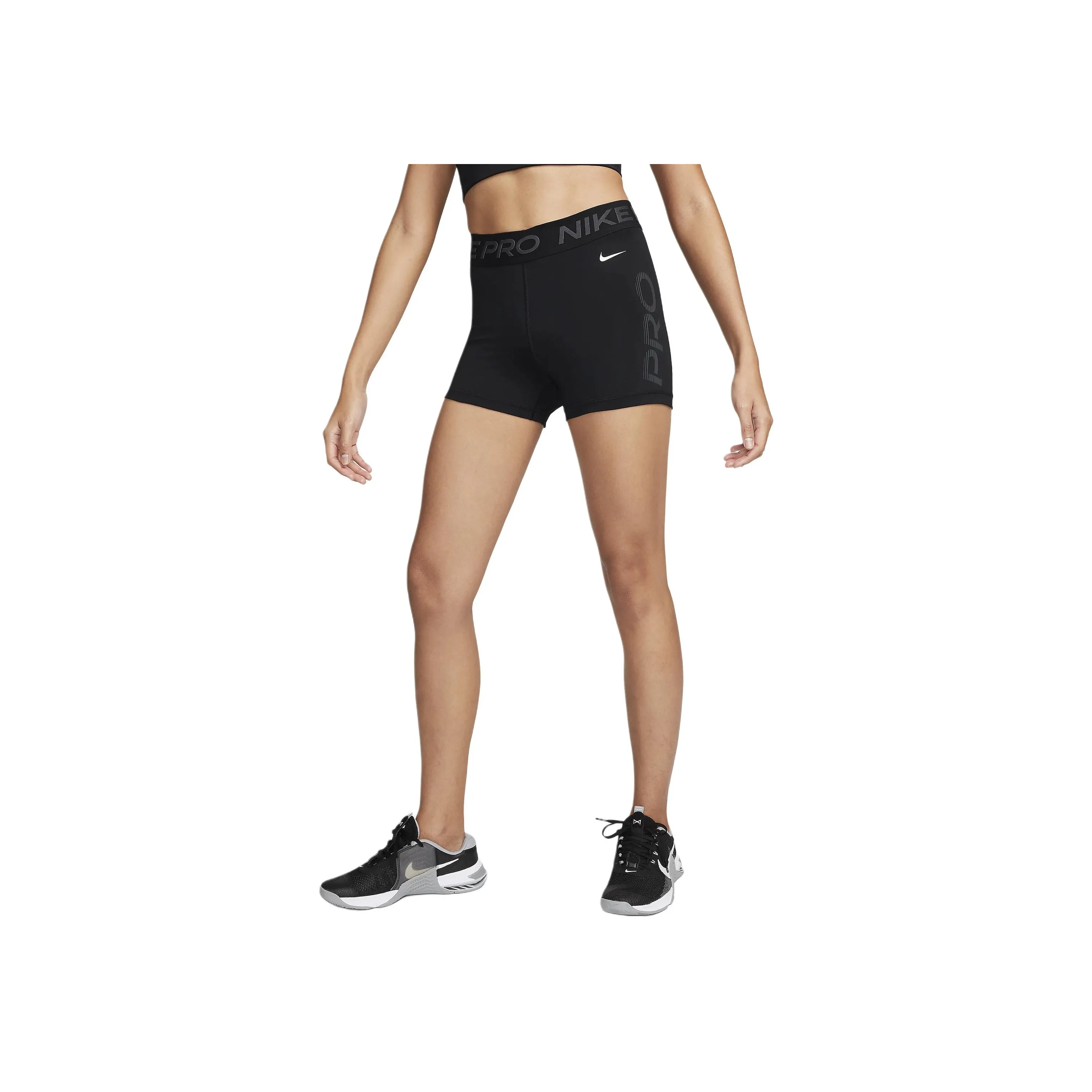Nike Pro Women's Mid Rise 3' Graphic Shorts