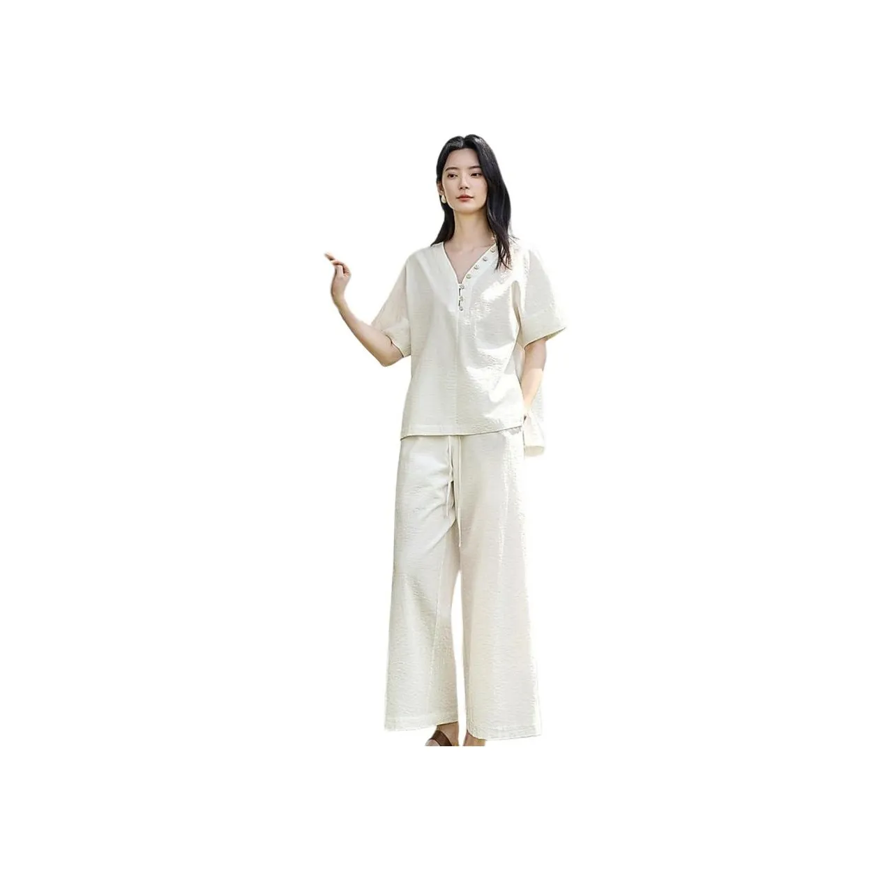 IHIMI Casual Suits Women's White